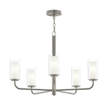 Progress Lighting P400475-009 Mack 5 Light 28 inch Brushed Nickel Chandelier Ceiling Light