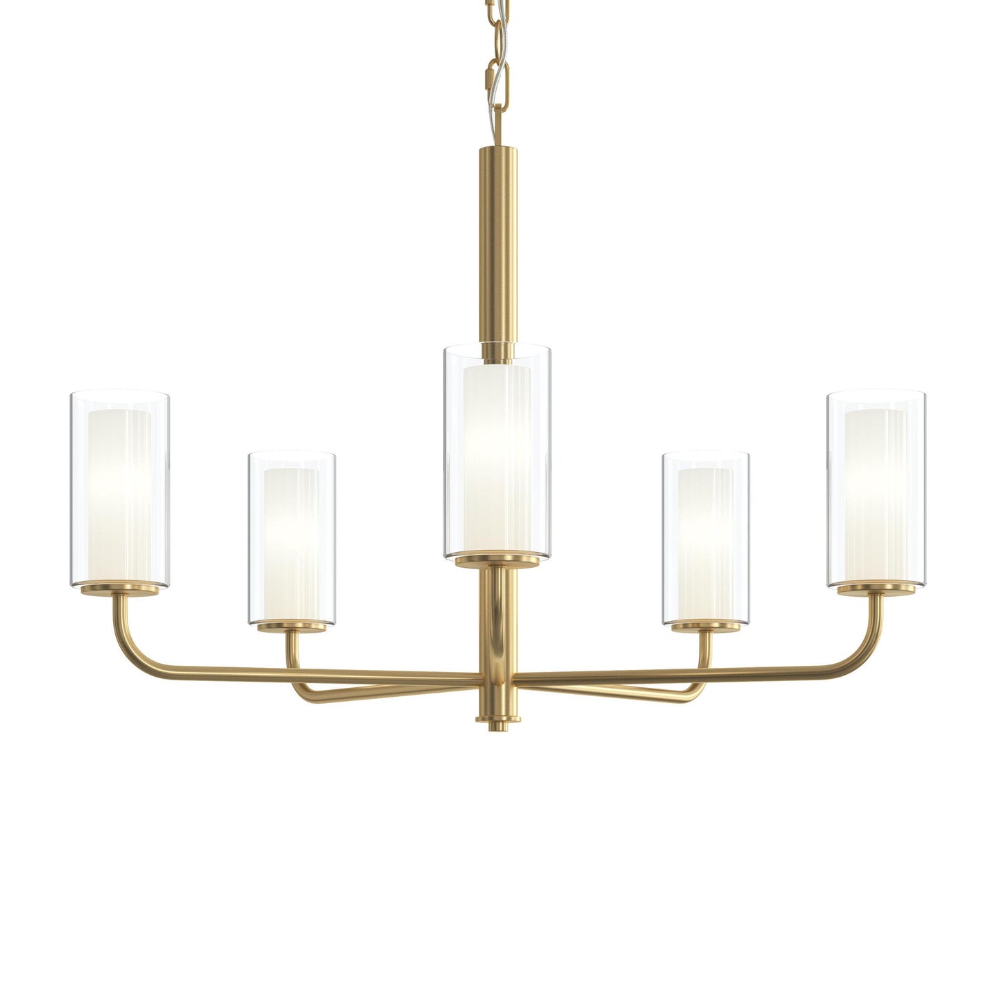 Progress Lighting P400475-191 Mack Brushed Gold Chandelier - View 7