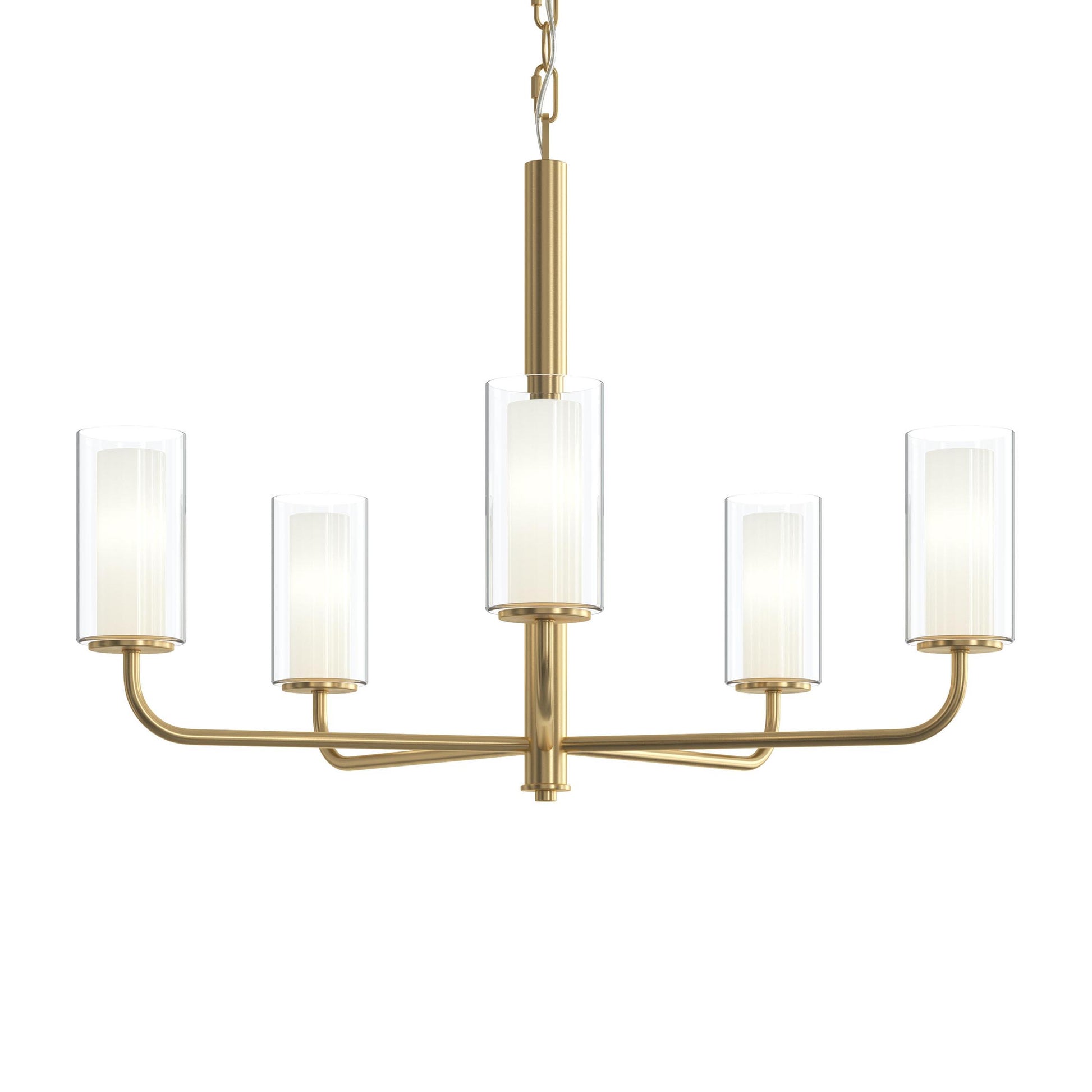 Progress Lighting P400475-191 Mack Brushed Gold Chandelier - View 7