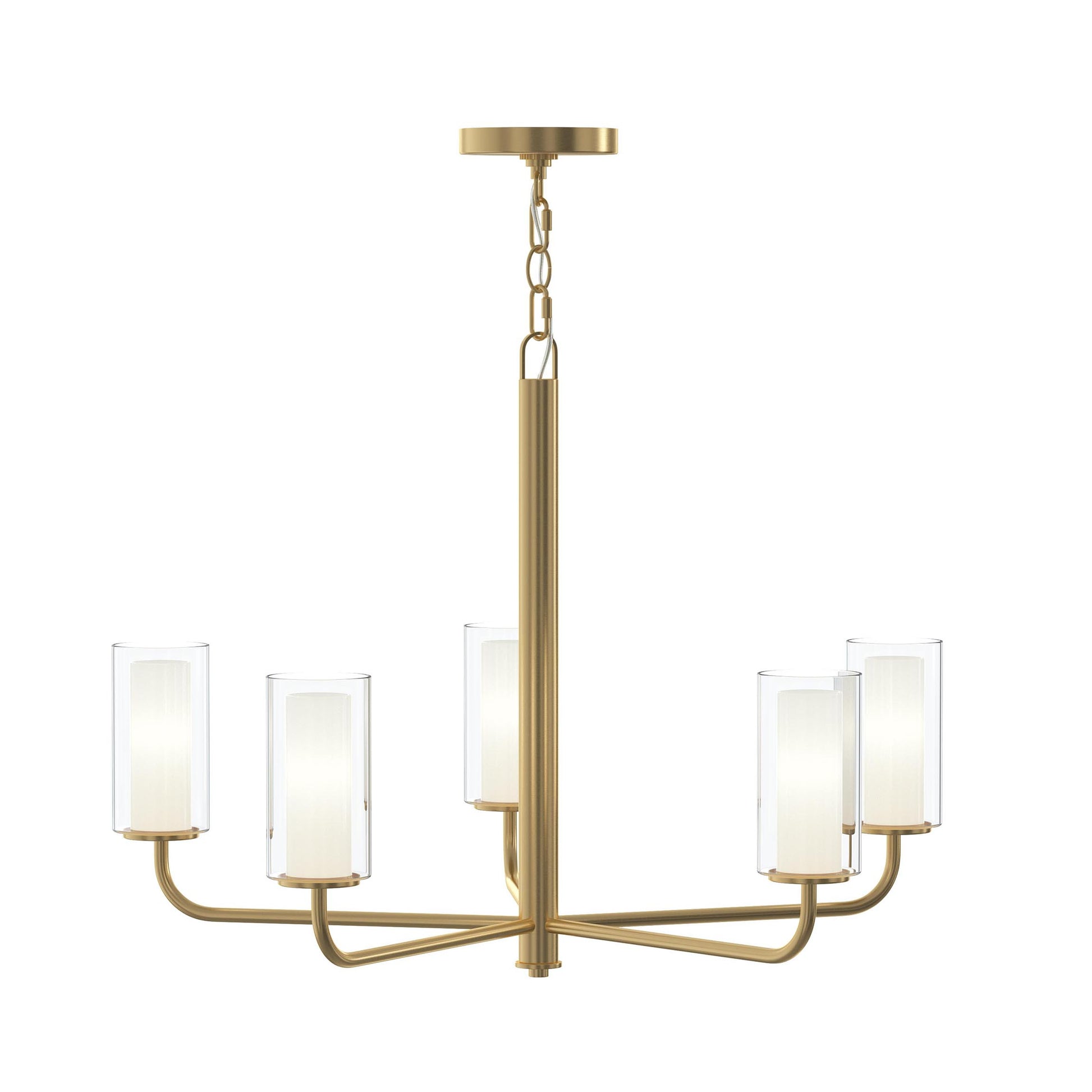 Progress Lighting P400475-191 Mack Brushed Gold Chandelier - View 8