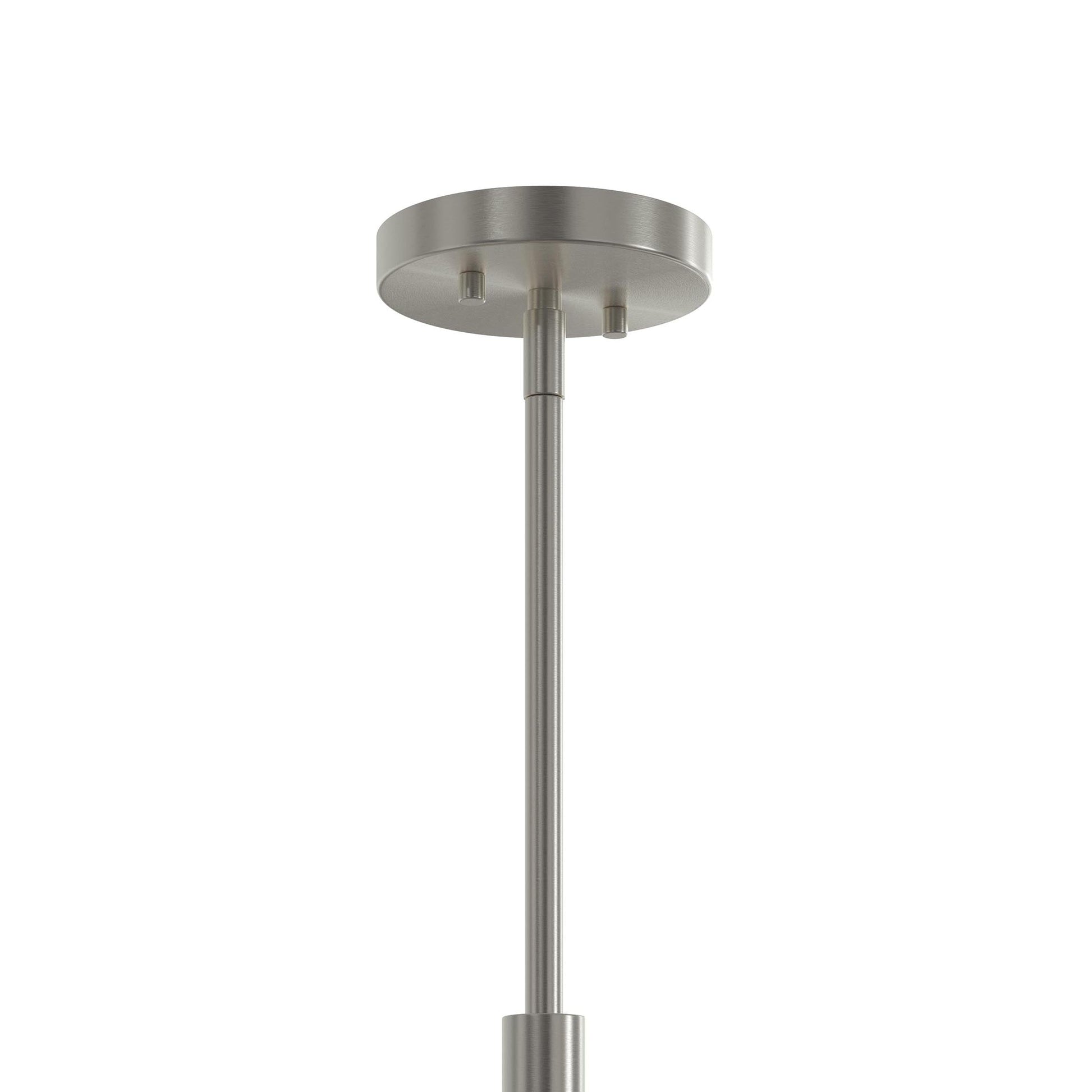 Progress Lighting P400476-009 Mack 5 Light Brushed Nickel Linear Chandelier - Angle View