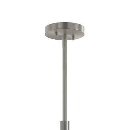 Progress Lighting P400476-009 Mack 5 Light Brushed Nickel Linear Chandelier - Angle View
