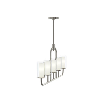 Progress Lighting P400476-009 Mack 5 Light Brushed Nickel Linear Chandelier - Additional View