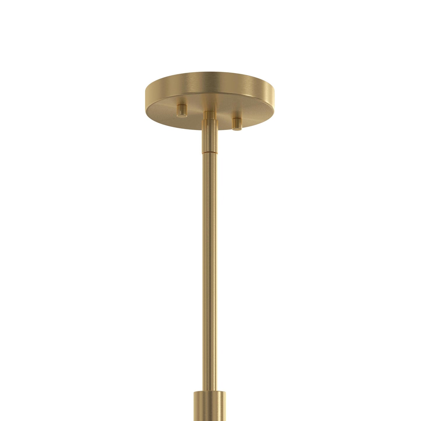 Progress Lighting P400476-191 Mack 5 Light Brushed Gold Linear Chandelier - Detail View 7