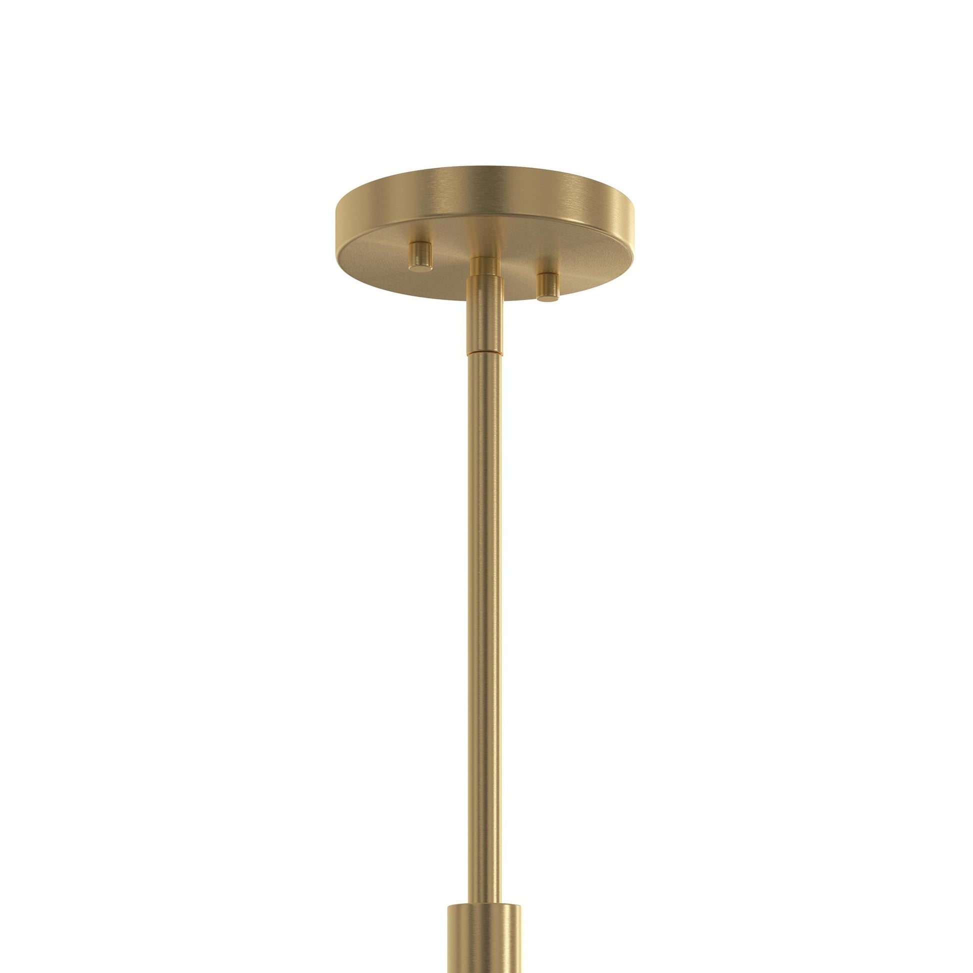 Progress Lighting P400476-191 Mack 5 Light Brushed Gold Linear Chandelier - Detail View 7