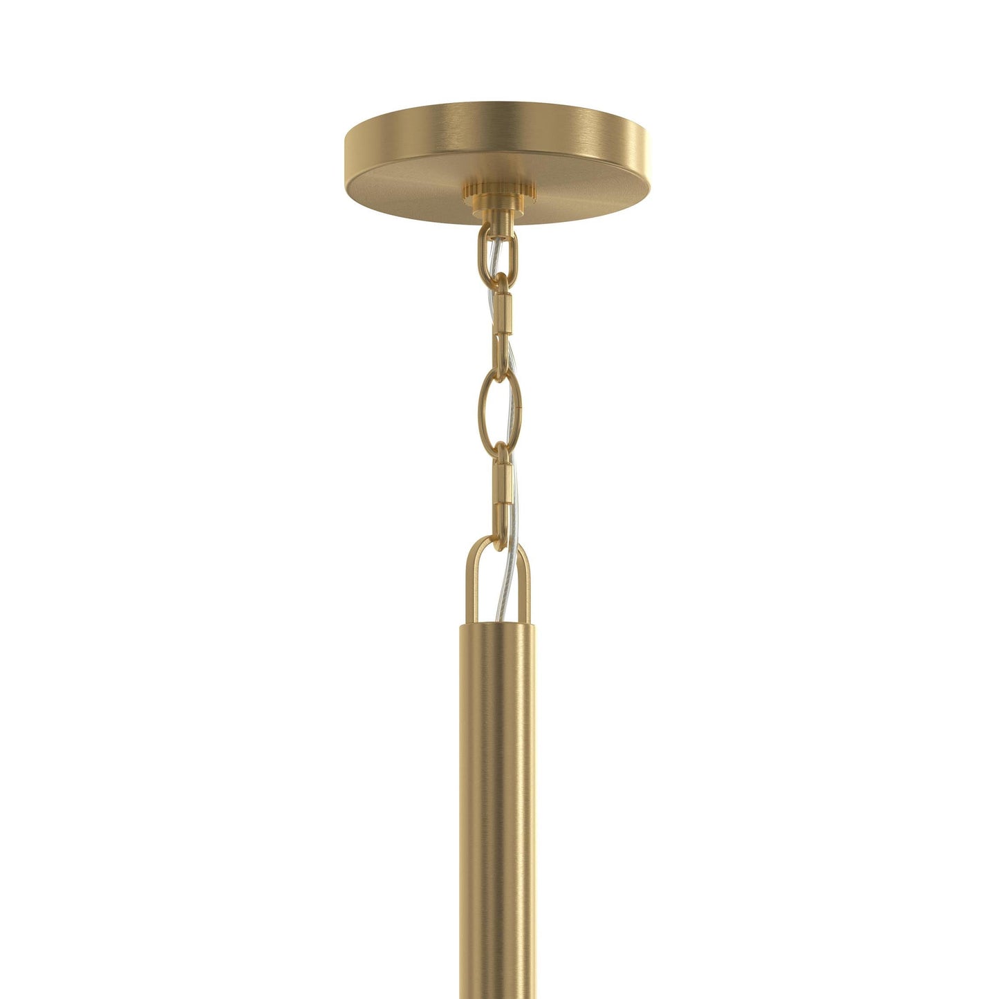 Progress Lighting P400477-191 Mack Chandelier Canopy Detail in Brushed Gold