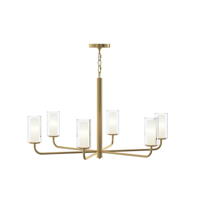 Progress Lighting P400477-191 Mack 6 Light Brushed Gold Chandelier