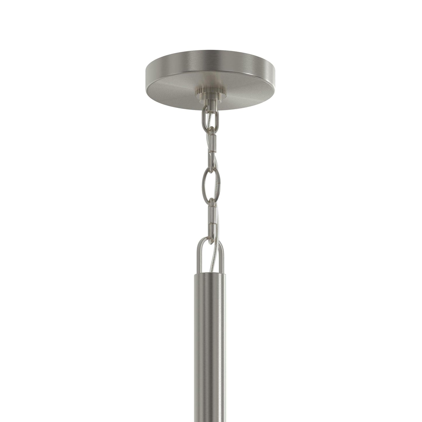 Progress Lighting P400478-009 Mack Chandelier - Brushed Nickel Canopy and Chain Detail