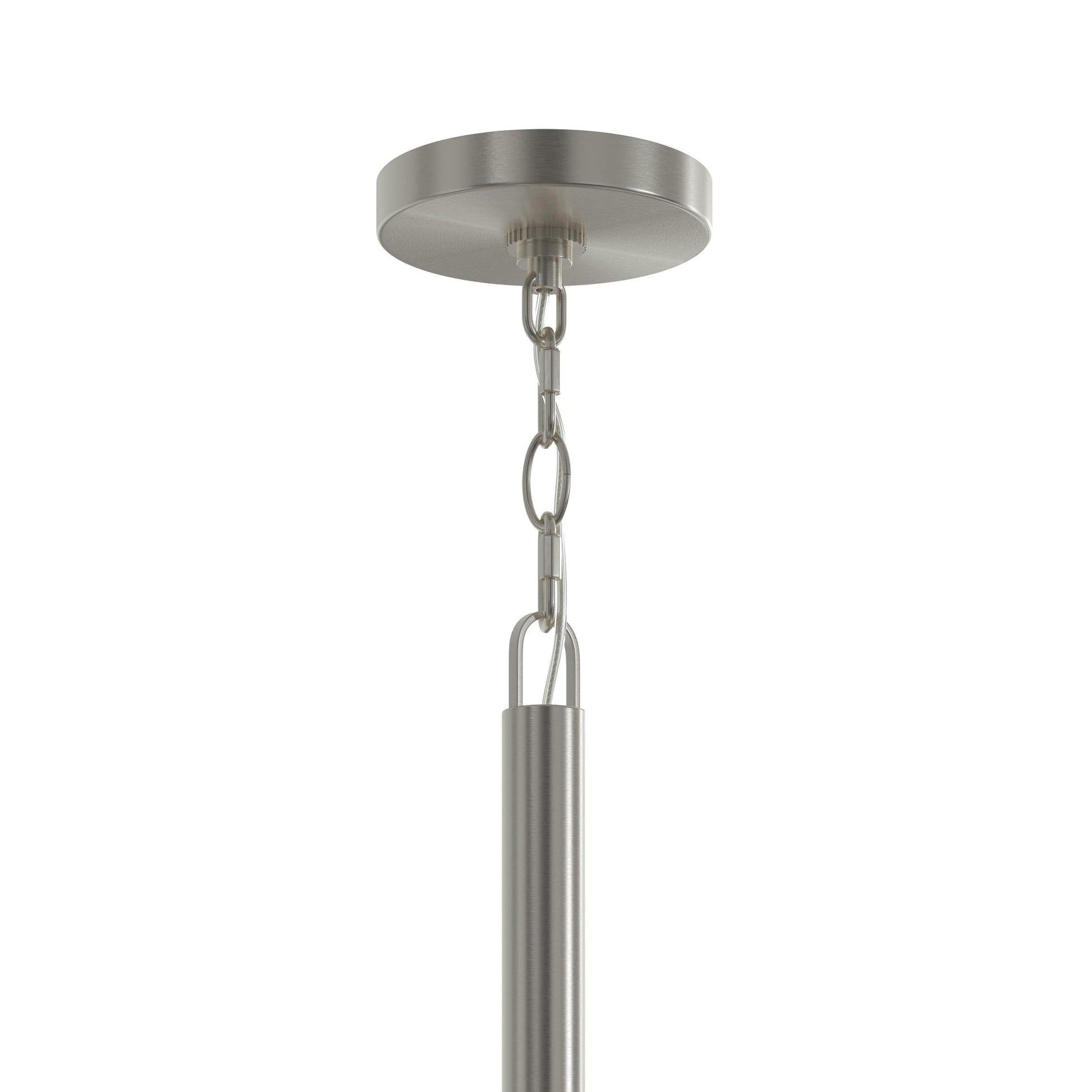 Progress Lighting P400478-009 Mack Chandelier - Brushed Nickel Canopy and Chain Detail