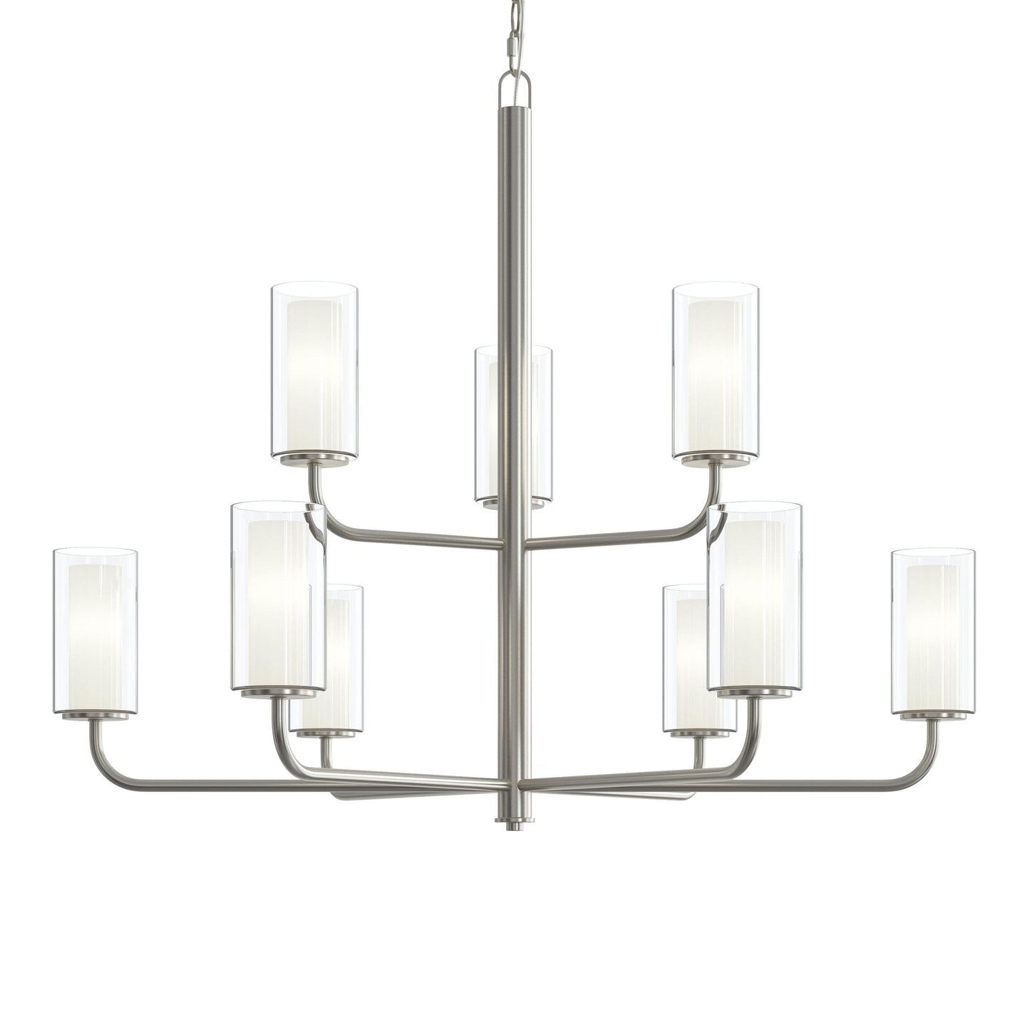 Progress Lighting P400478-009 Mack 9 Light Brushed Nickel Chandelier - Additional View 7