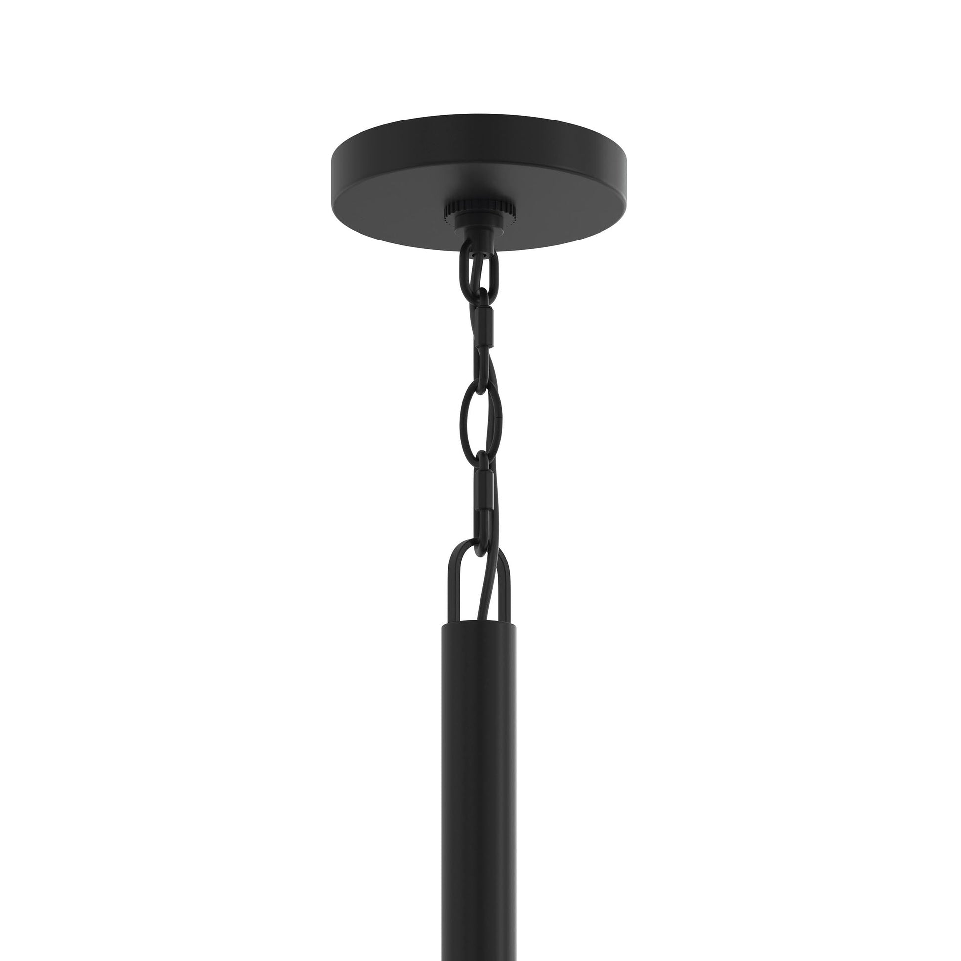 Progress Lighting P400478-31M Mack Chandelier Canopy Detail - Matte Black Finish