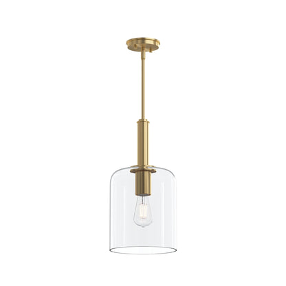 Progress Lighting P500509-191 Reines 1 Light Brushed Gold Pendant Ceiling Light - Main View