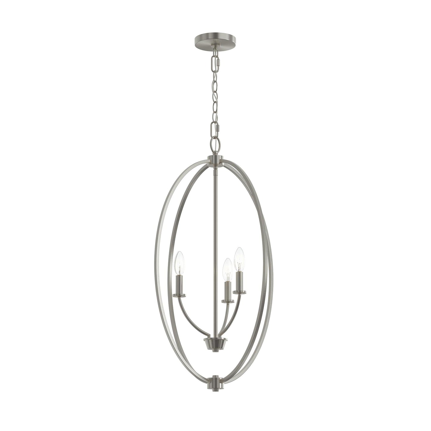 Progress Lighting P500513-009 Jheni Brushed Nickel Foyer Pendant - Main Product View