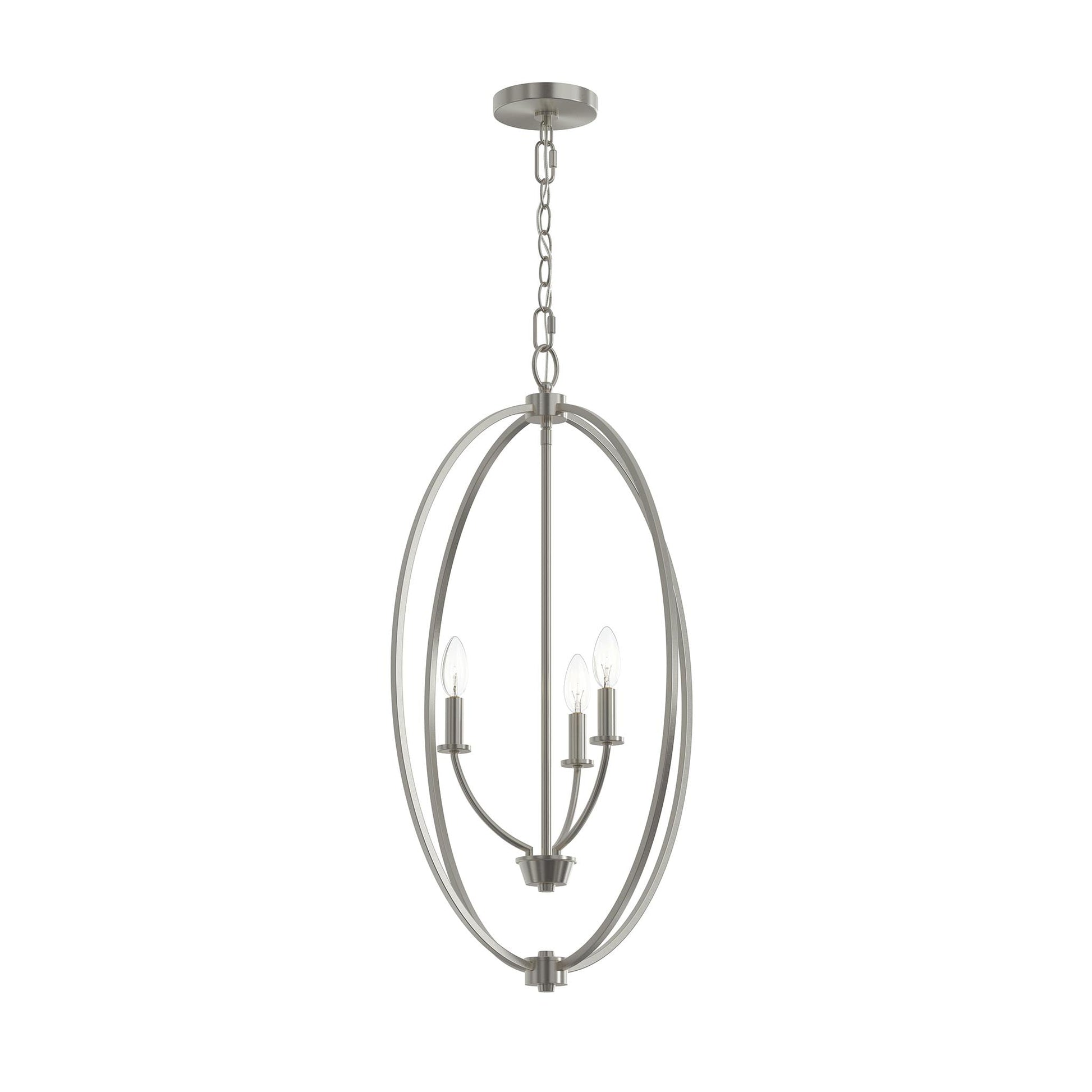 Progress Lighting P500513-009 Jheni Brushed Nickel Foyer Pendant - Main Product View