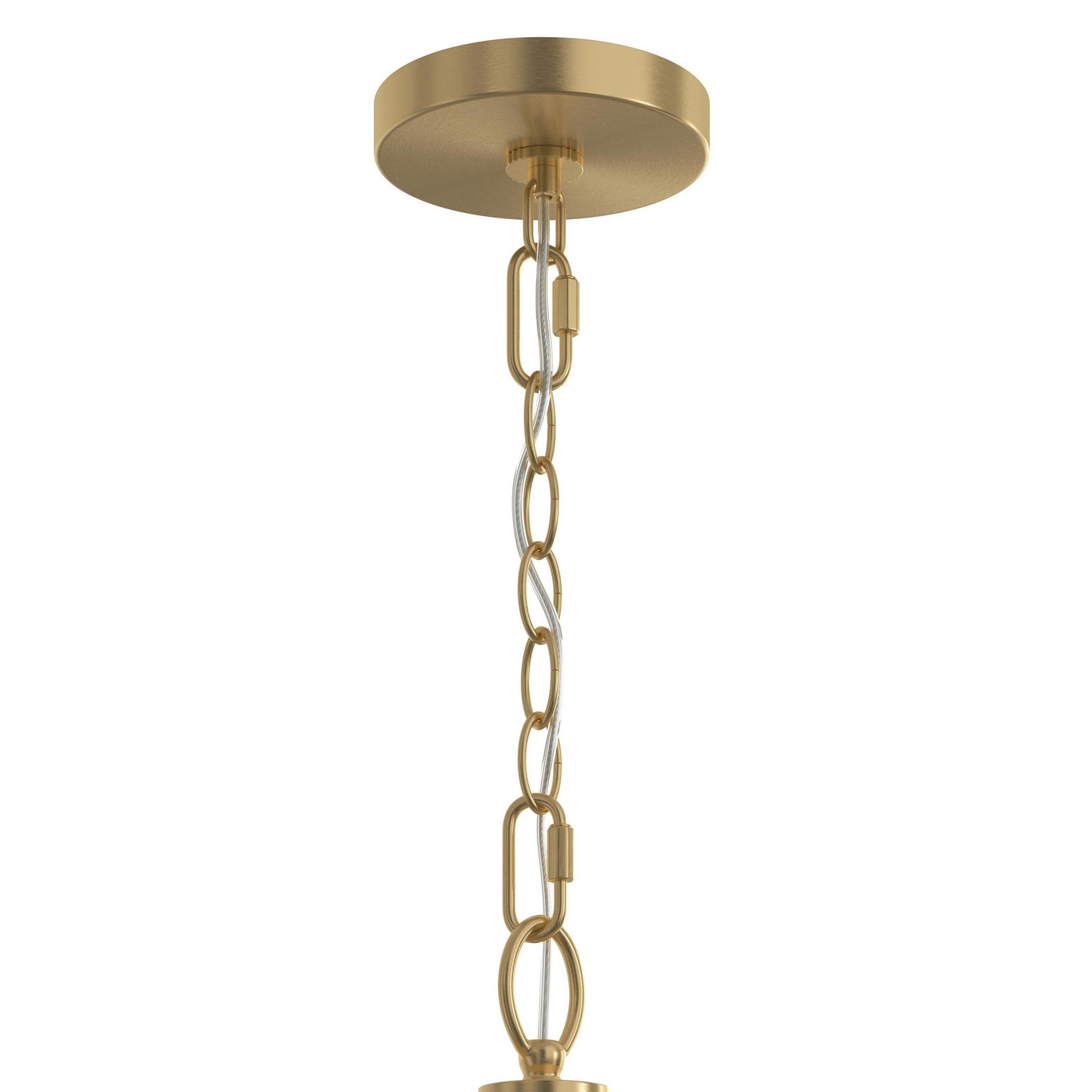 Progress Lighting P500513-191 Jheni 3 Light Brushed Gold Foyer Pendant