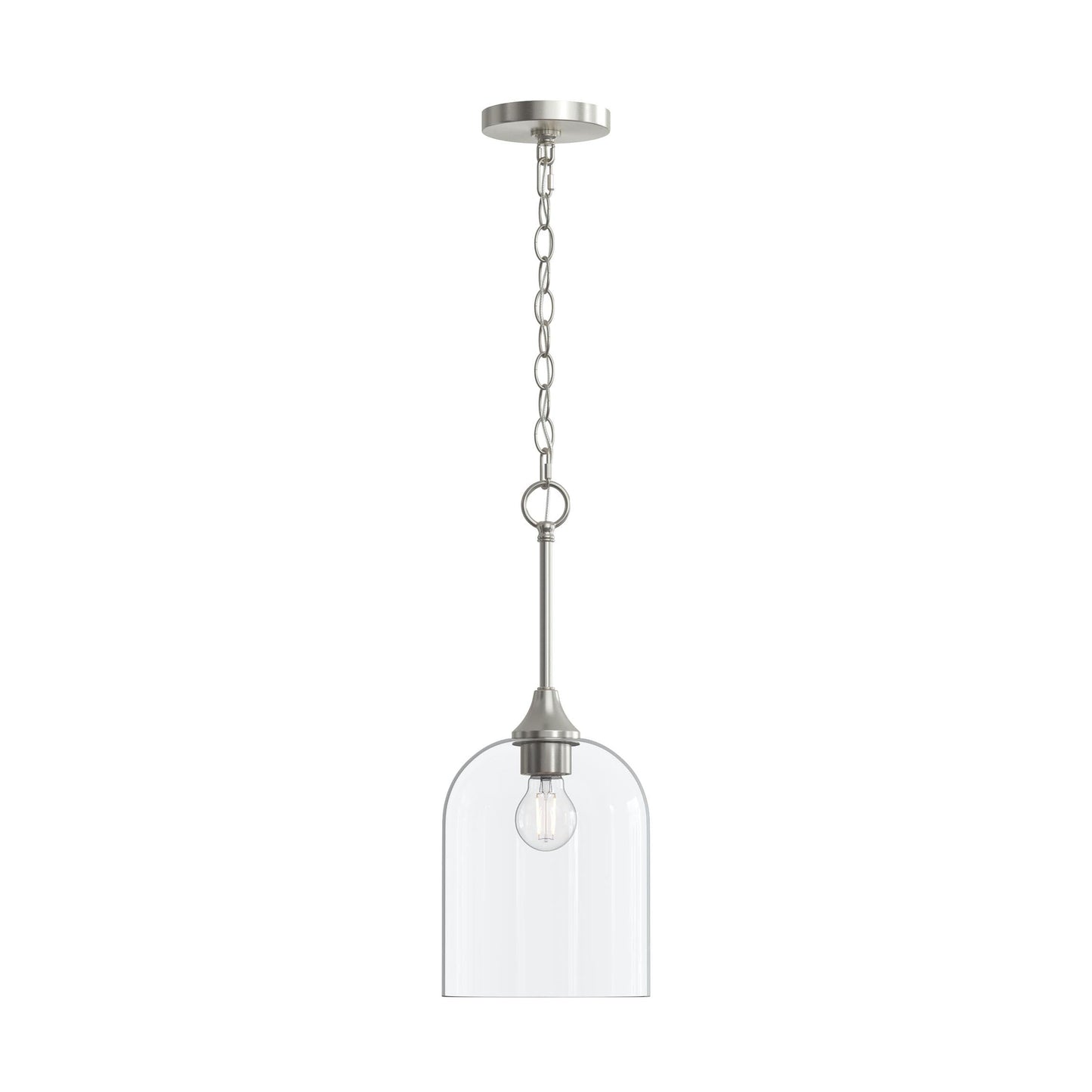 Progress Lighting P500514-009 Ilia Brushed Nickel Pendant Ceiling Light