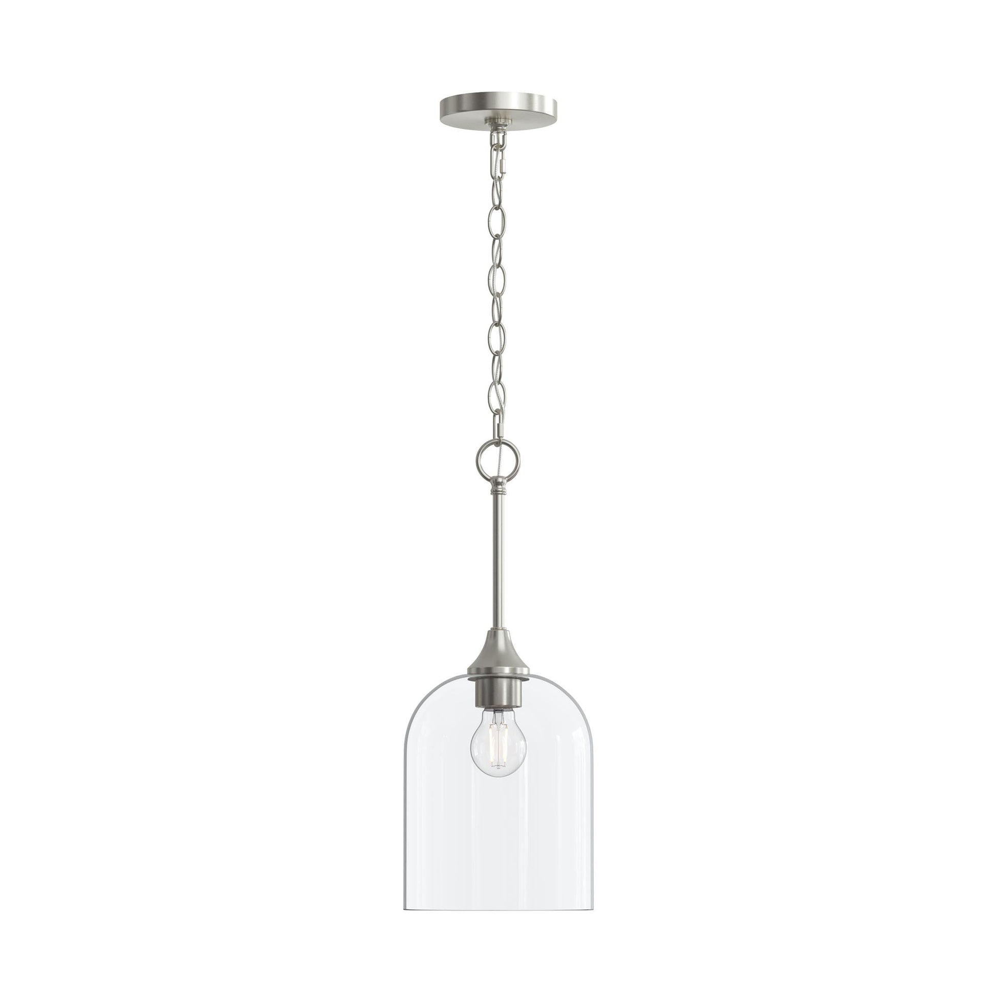 Progress Lighting P500514-009 Ilia Brushed Nickel Pendant Ceiling Light
