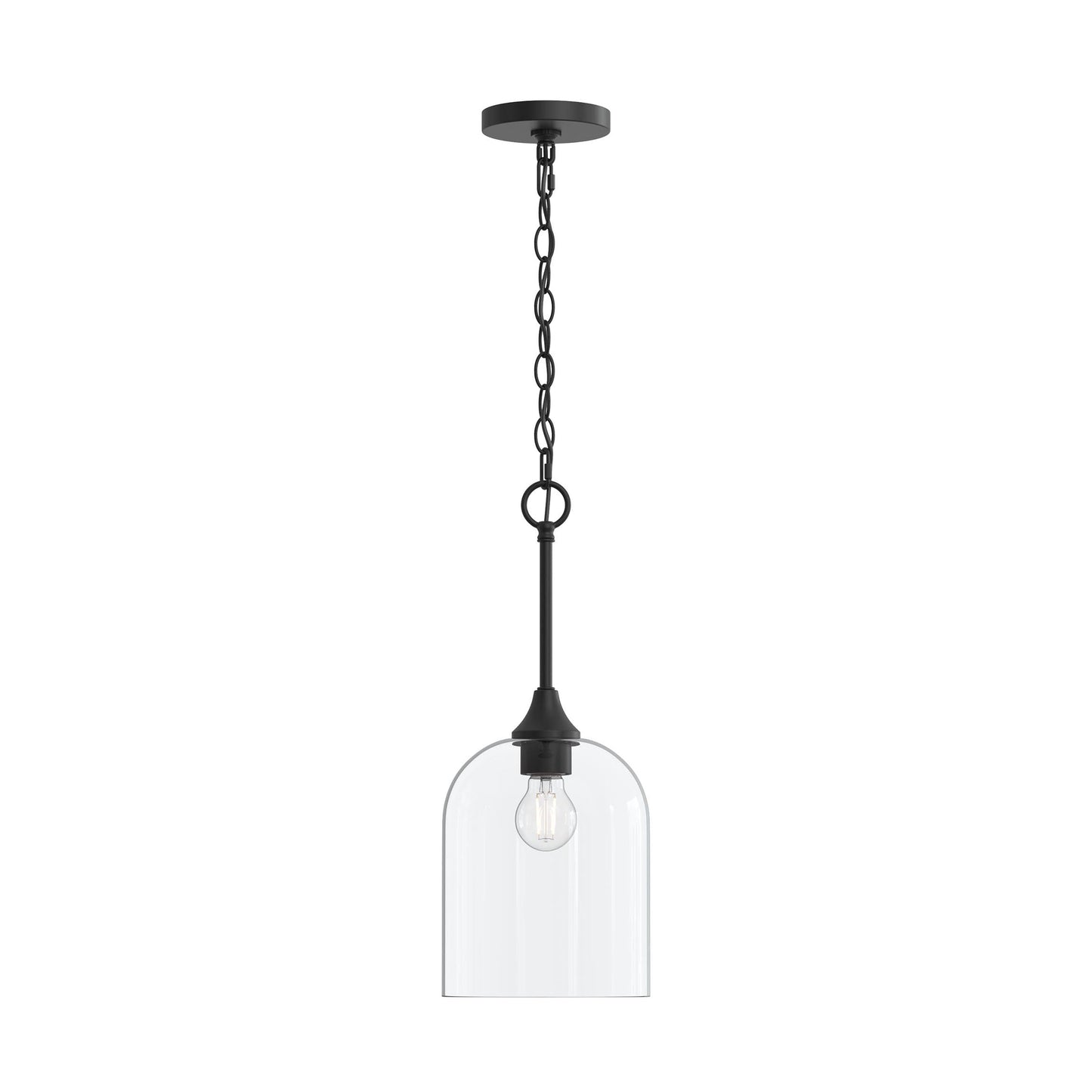 Progress Lighting P500514-31M Ilia 1 Light 8 inch Matte Black Pendant Ceiling Light