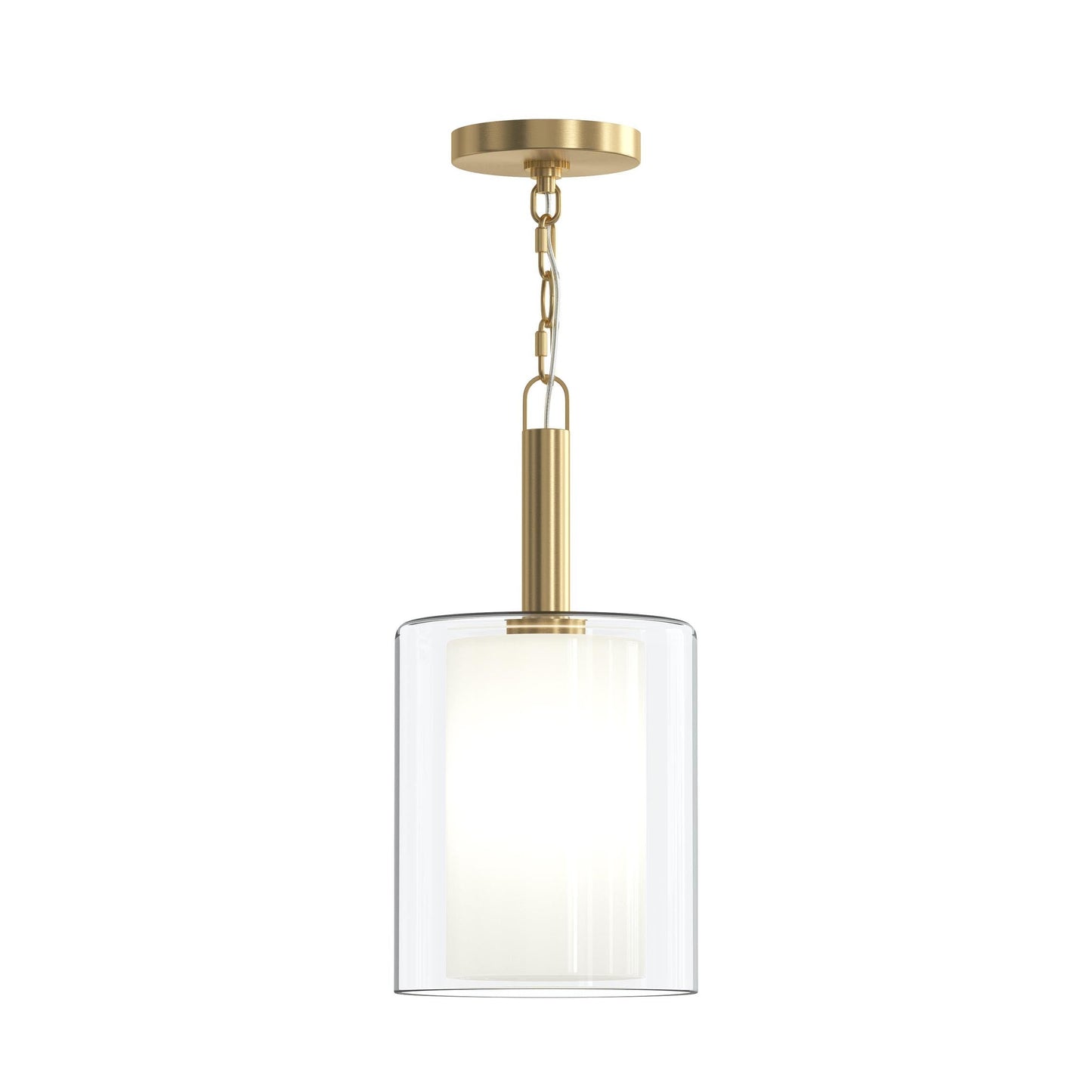 Progress Lighting P500515-191 Mack Brushed Gold Pendant Ceiling Light