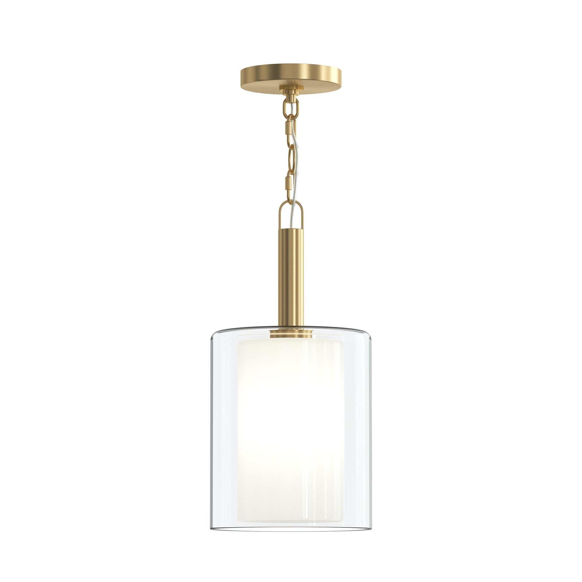 Progress Lighting P500515-191 Mack Brushed Gold Pendant Ceiling Light