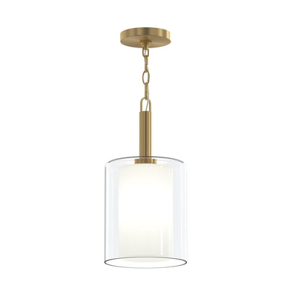 Progress Lighting P500515-191 Mack 1 Light 8 inch Brushed Gold Pendant Ceiling Light