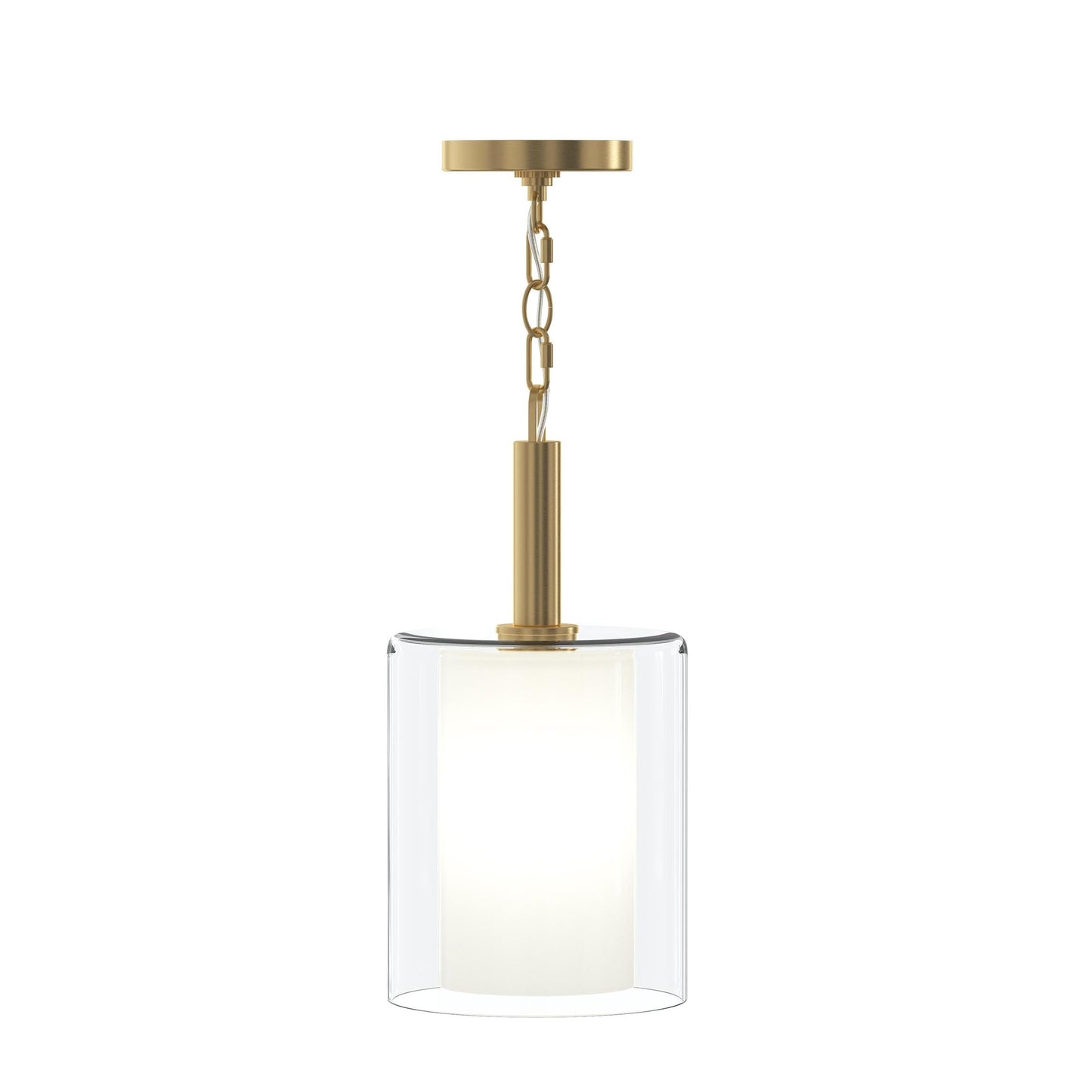 Progress Lighting P500515-191 Mack Brushed Gold Pendant Ceiling Light