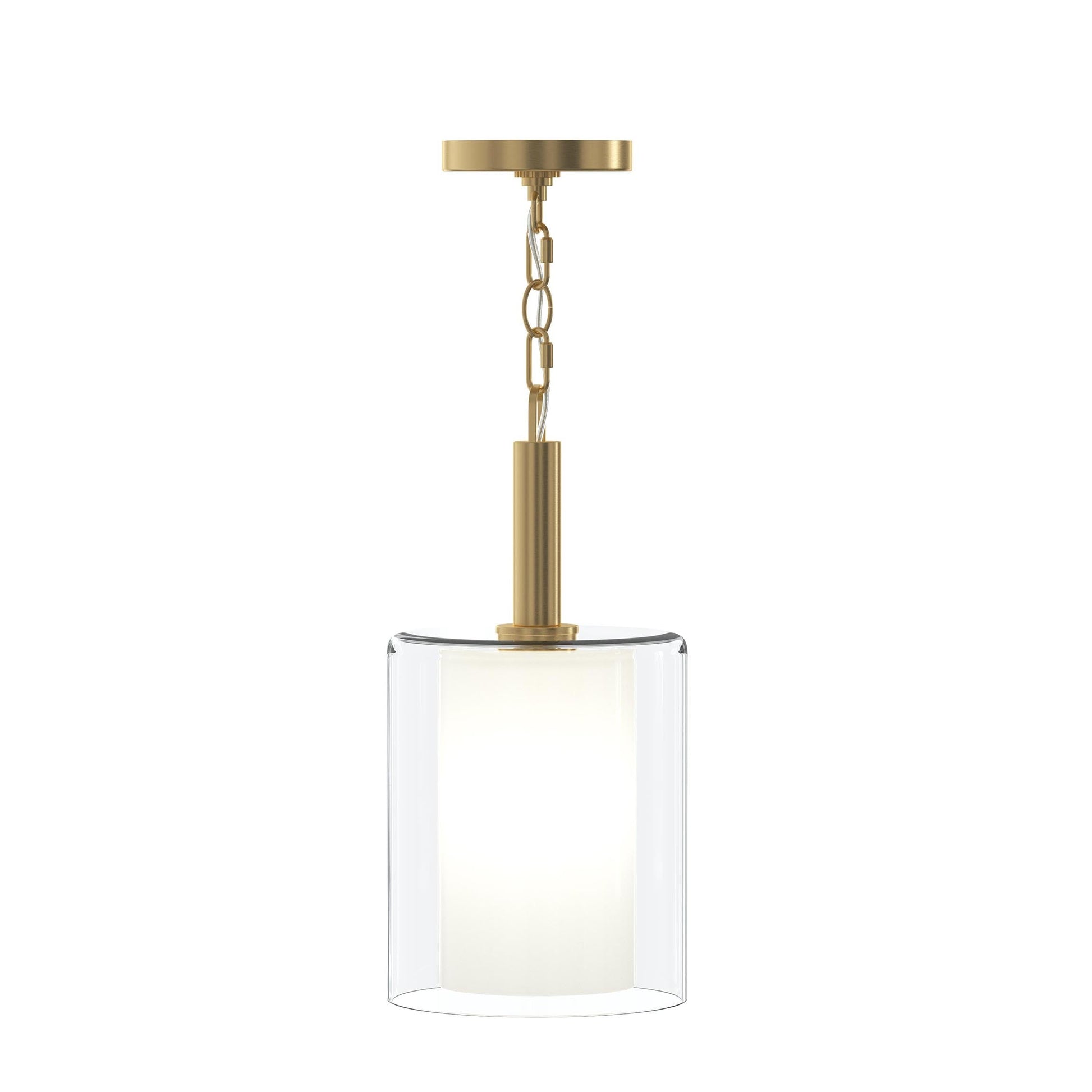 Progress Lighting P500515-191 Mack Brushed Gold Pendant Ceiling Light