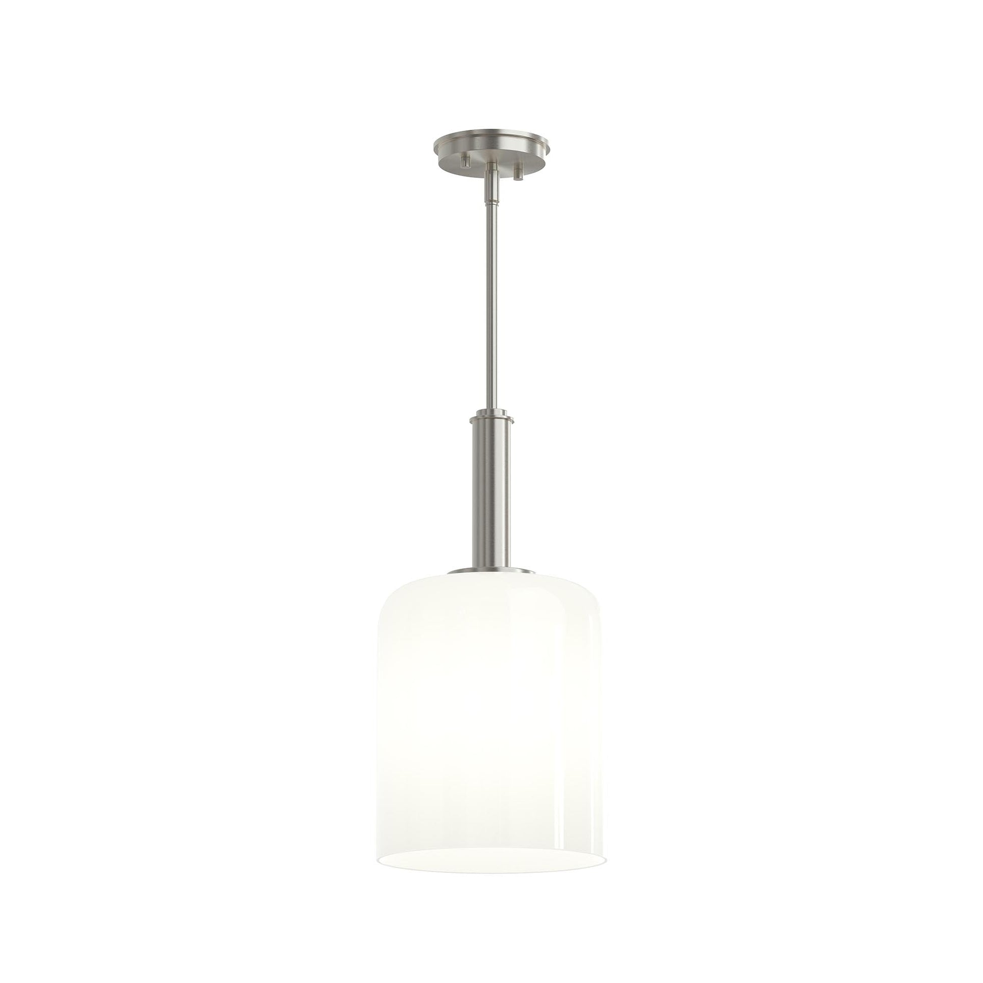 Progress Lighting P500516-009 Reines 1 Light Brushed Nickel Pendant Ceiling Light - Main Product Image