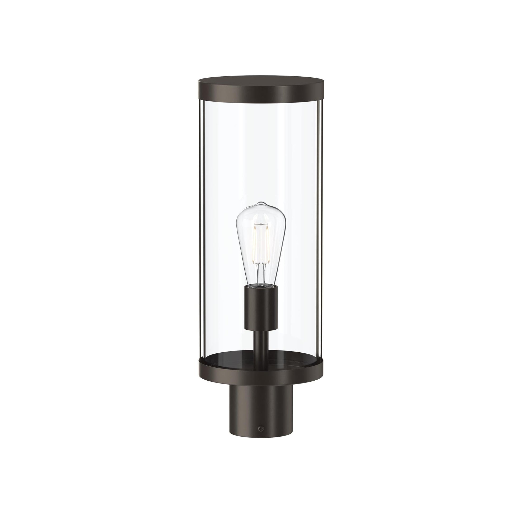 Progress Lighting P540112-020 Kagen 1 Light Antique Bronze Outdoor Post Lantern Front View