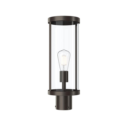 Progress Lighting P540112-020 Kagen 1 Light Antique Bronze Outdoor Post Lantern with Clear Glass