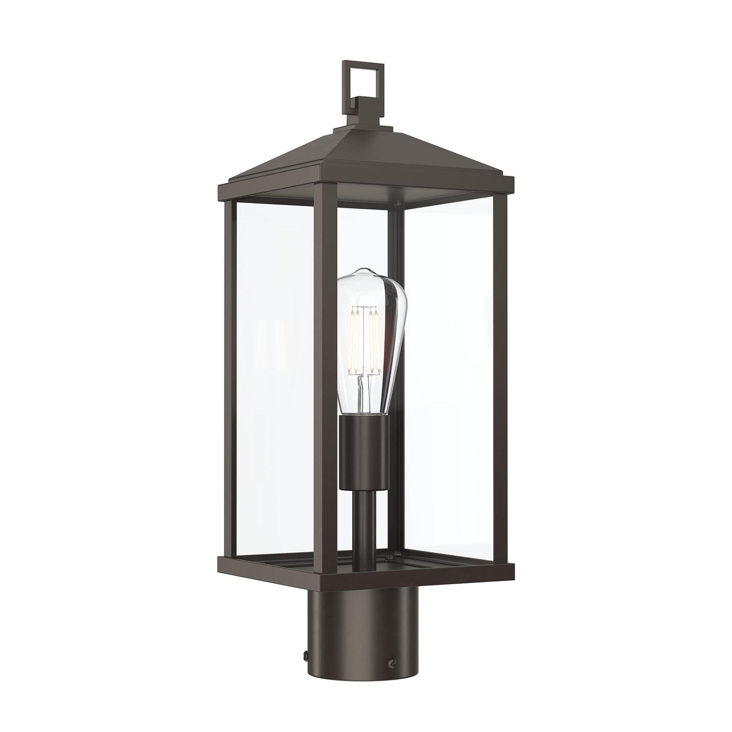 Progress Lighting P540114-020 Cantley 1 Light Antique Bronze Outdoor Post Lantern - Main Product Image