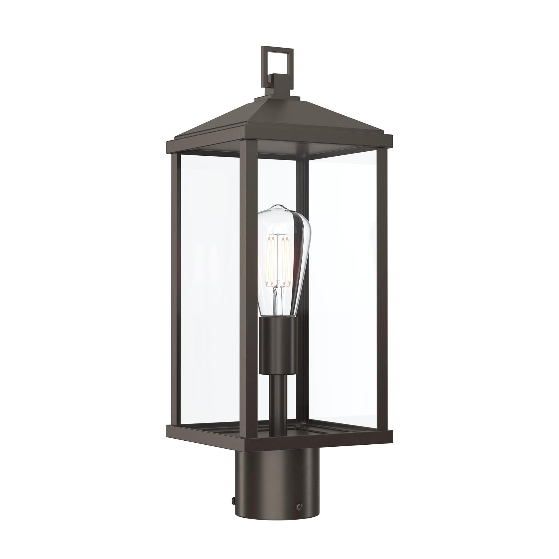 Progress Lighting P540114-020 Cantley 1 Light Antique Bronze Outdoor Post Lantern - Main Product Image
