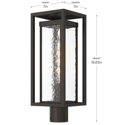 Progress Lighting P540115-020 Shaw Outdoor Post Lantern Dimensions - 7in Width, 7in Length, 18.85in Height