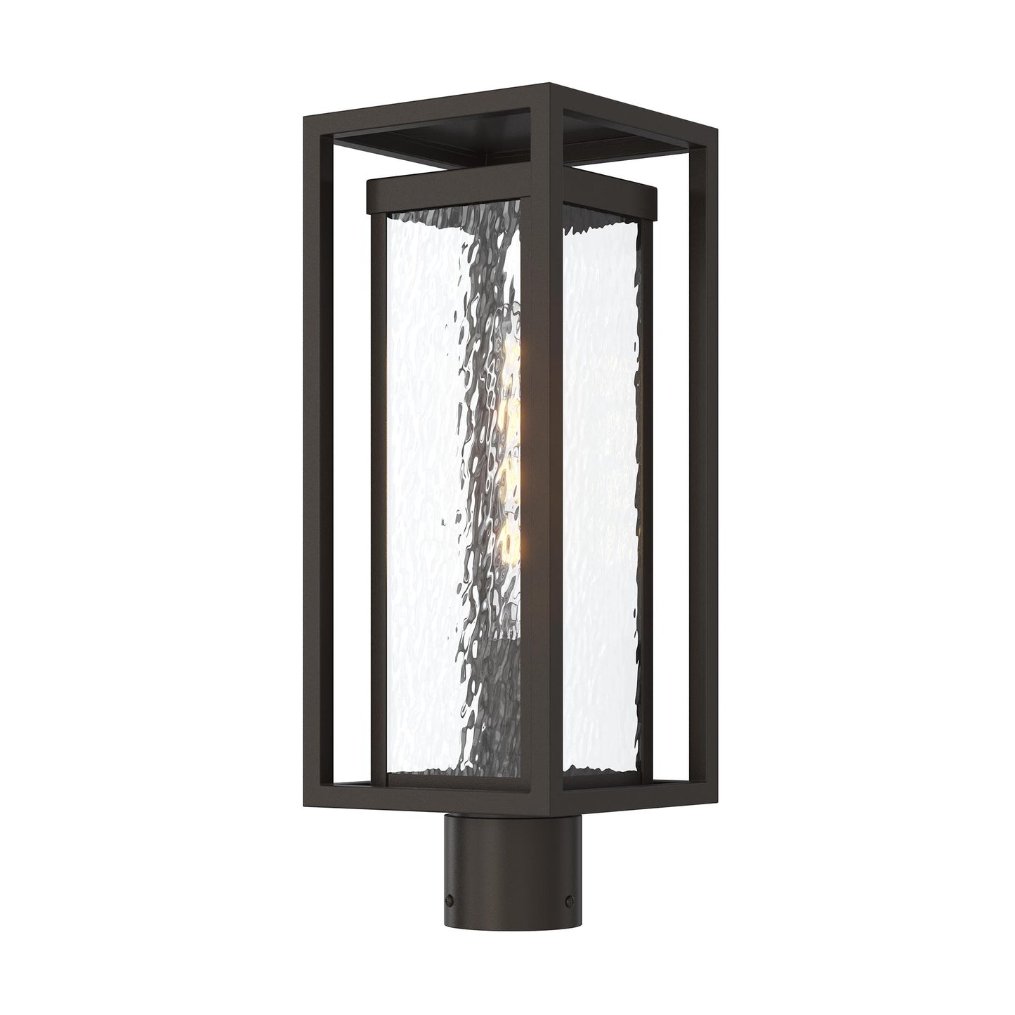Progress Lighting P540115-020 Shaw 1 Light 19 Inch Antique Bronze Outdoor Post Lantern