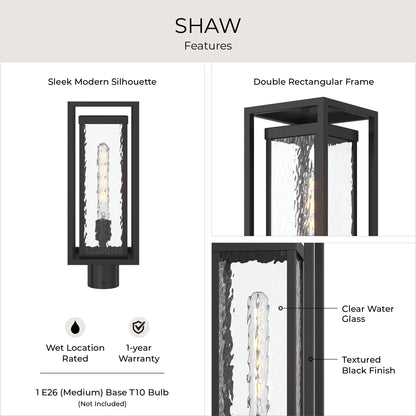 Progress Lighting P540115-031 Shaw Features Infographic