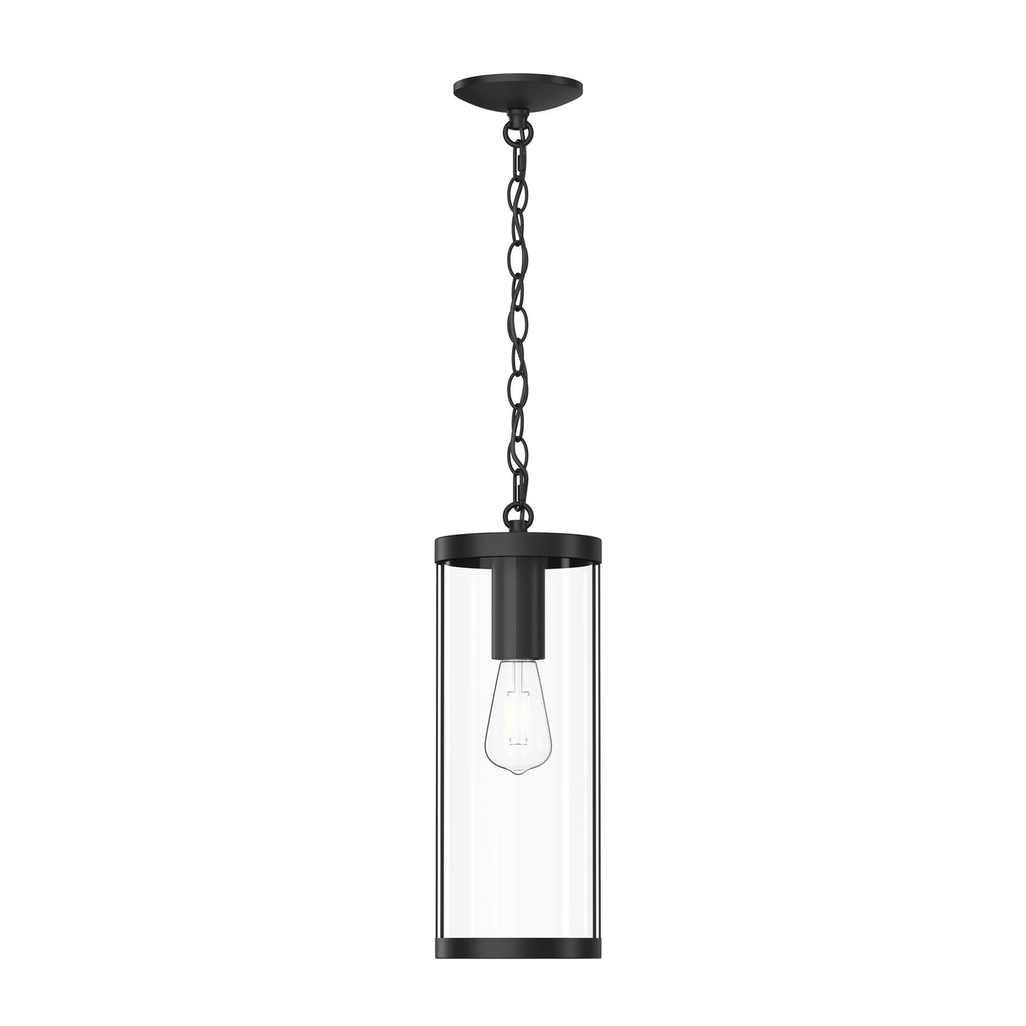 Progress Lighting P550145-31M Kagen 1 Light Matte Black Outdoor Hanging Lantern
