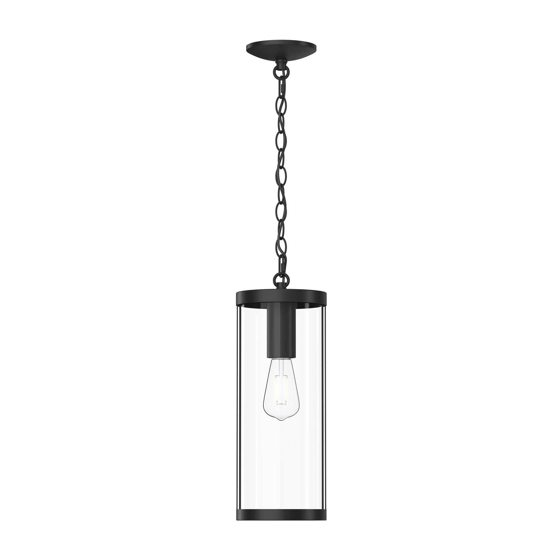 Progress Lighting P550145-31M Kagen 1 Light Matte Black Outdoor Hanging Lantern