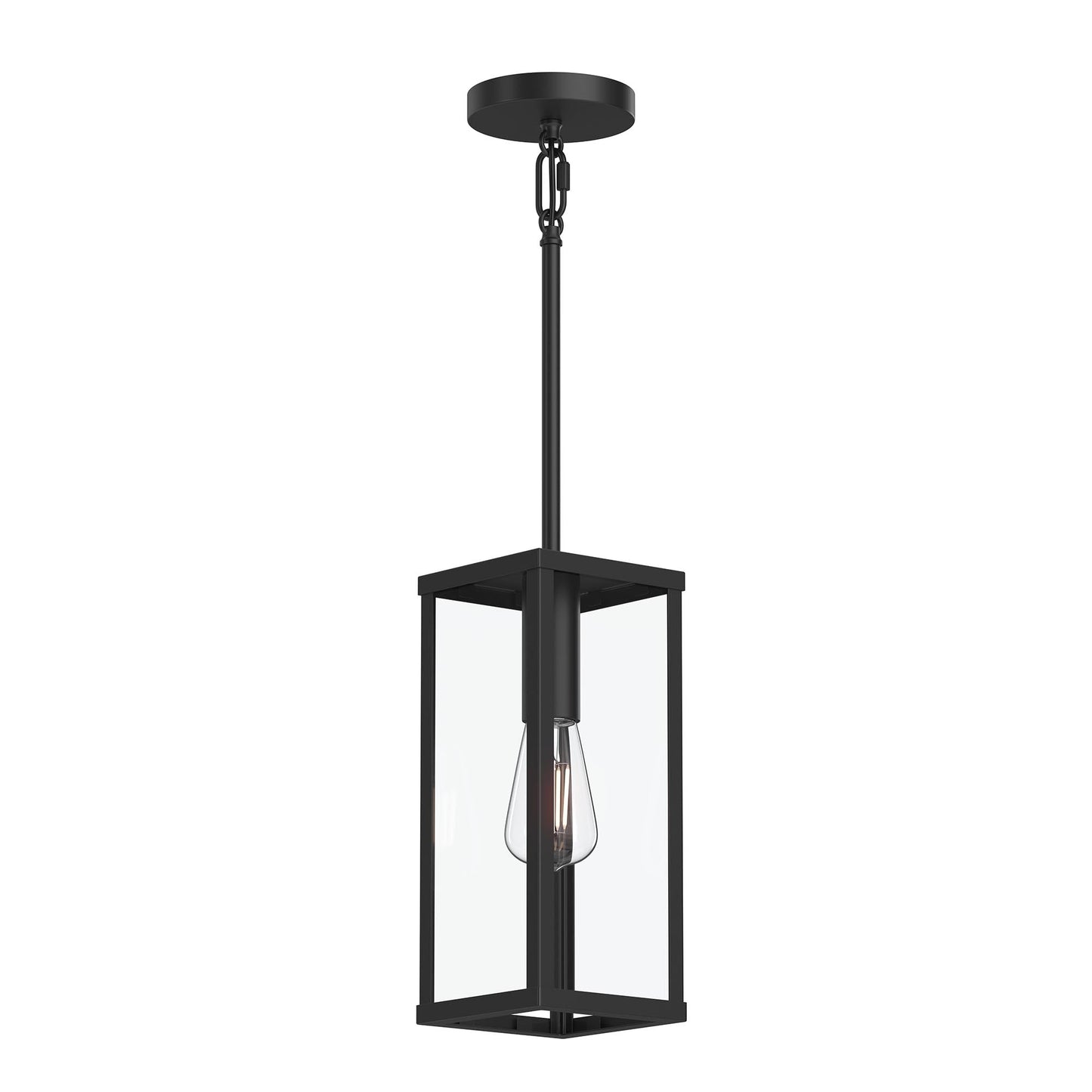 Progress Lighting P550146-31M Ryle 1 Light Matte Black Outdoor Hanging Lantern