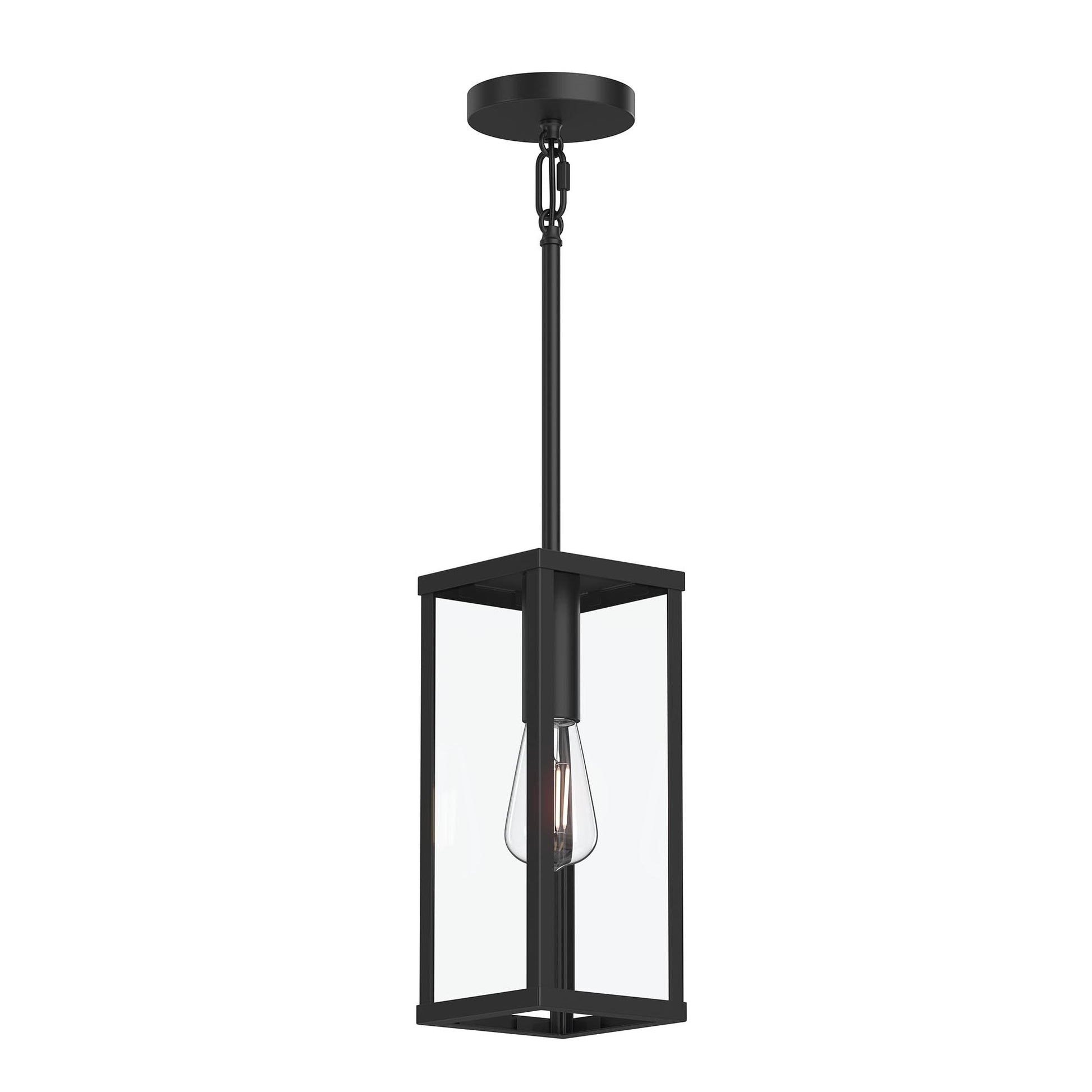 Progress Lighting P550146-31M Ryle 1 Light Matte Black Outdoor Hanging Lantern