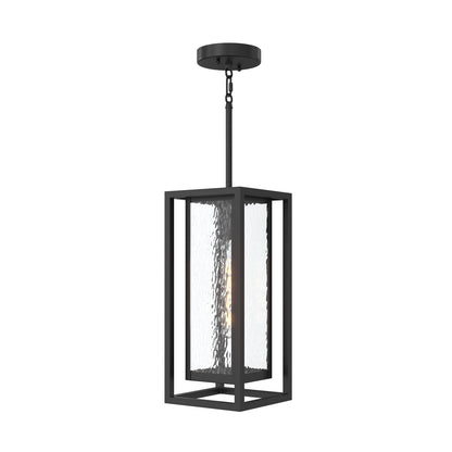 Progress Lighting P550148-031 Shaw 1 Light 17 inch Textured Black Outdoor Pendant Hanging Lantern - Product Image
