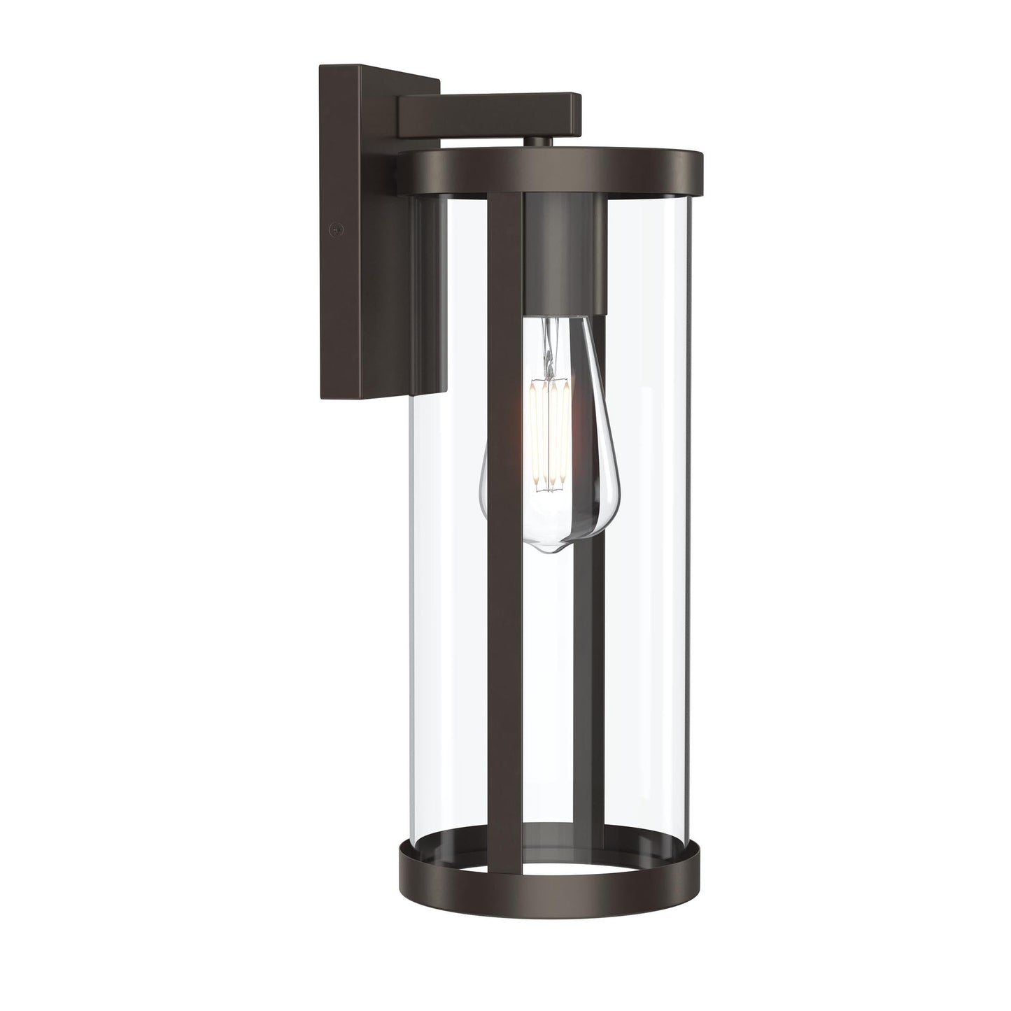 Progress Lighting P560395-020 Kagen 1 Light 15 Inch Antique Bronze Outdoor Wall Lantern