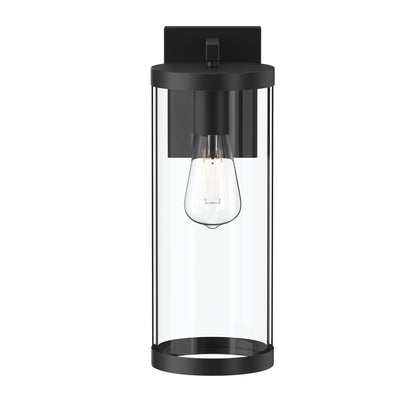 Progress Lighting P560395-31M Kagen 1 Light 15 inch Matte Black Outdoor Wall Lantern