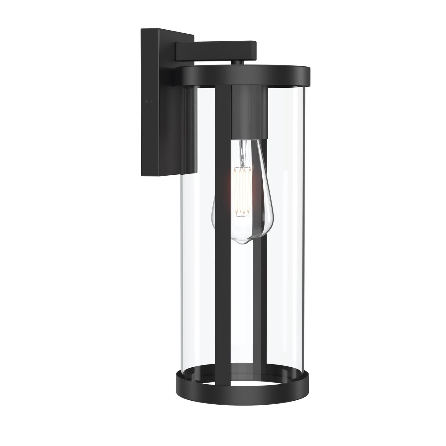 Progress Lighting P560395-31M Kagen 1 Light 15 inch Matte Black Outdoor Wall Lantern