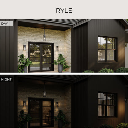 Progress Lighting P560398-020 Ryle Outdoor Wall Lantern Day and Night Versatility