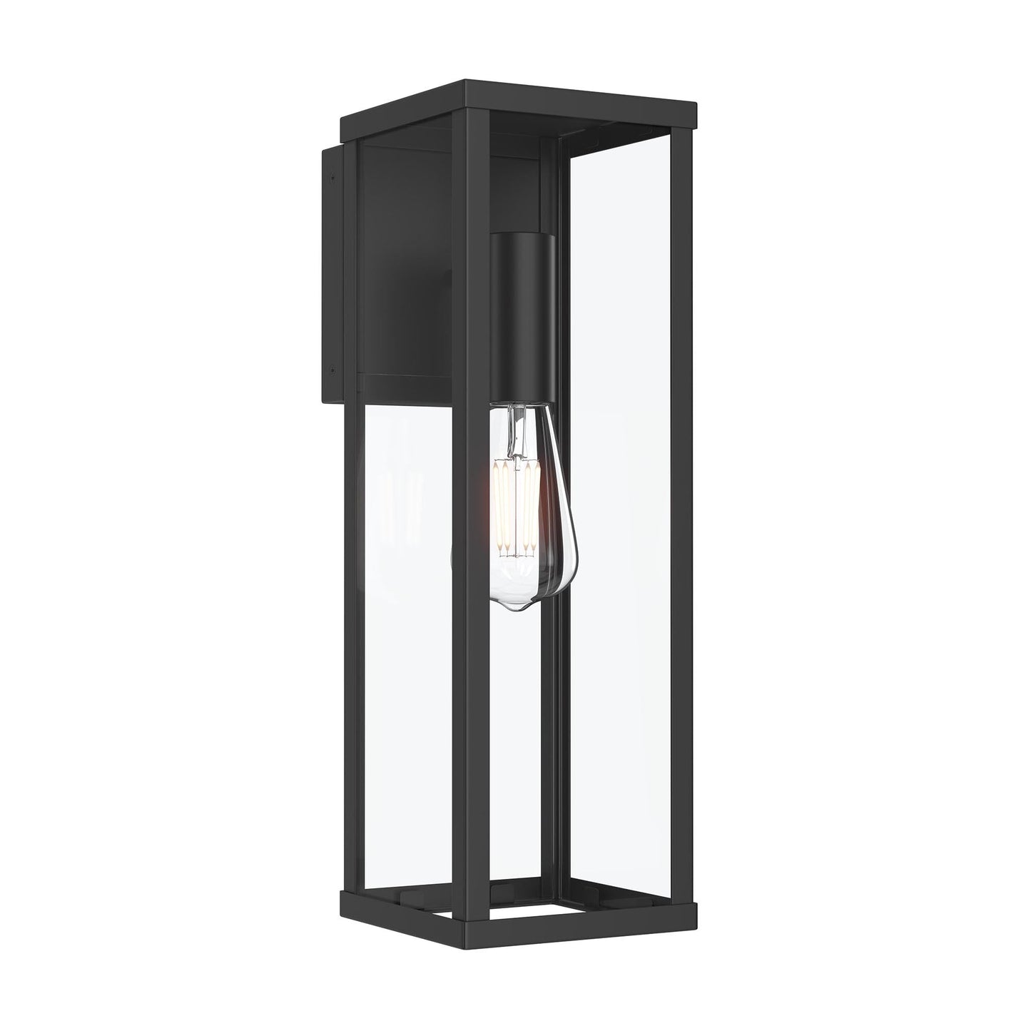 Progress Lighting P560399-31M Ryle 1 Light 17 Inch Matte Black Outdoor Wall Lantern