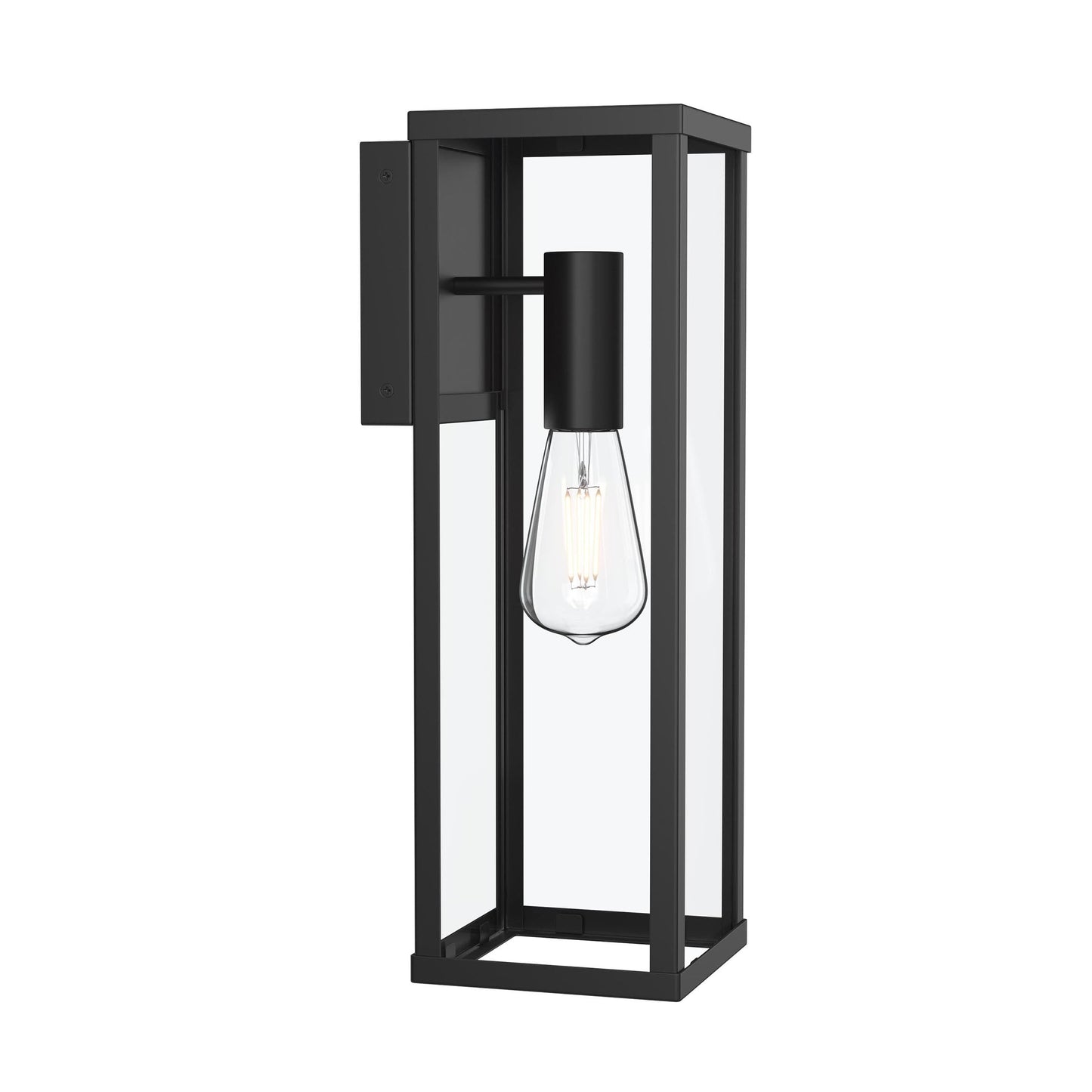 Progress Lighting P560399-31M Ryle 1 Light 17 Inch Matte Black Outdoor Wall Lantern