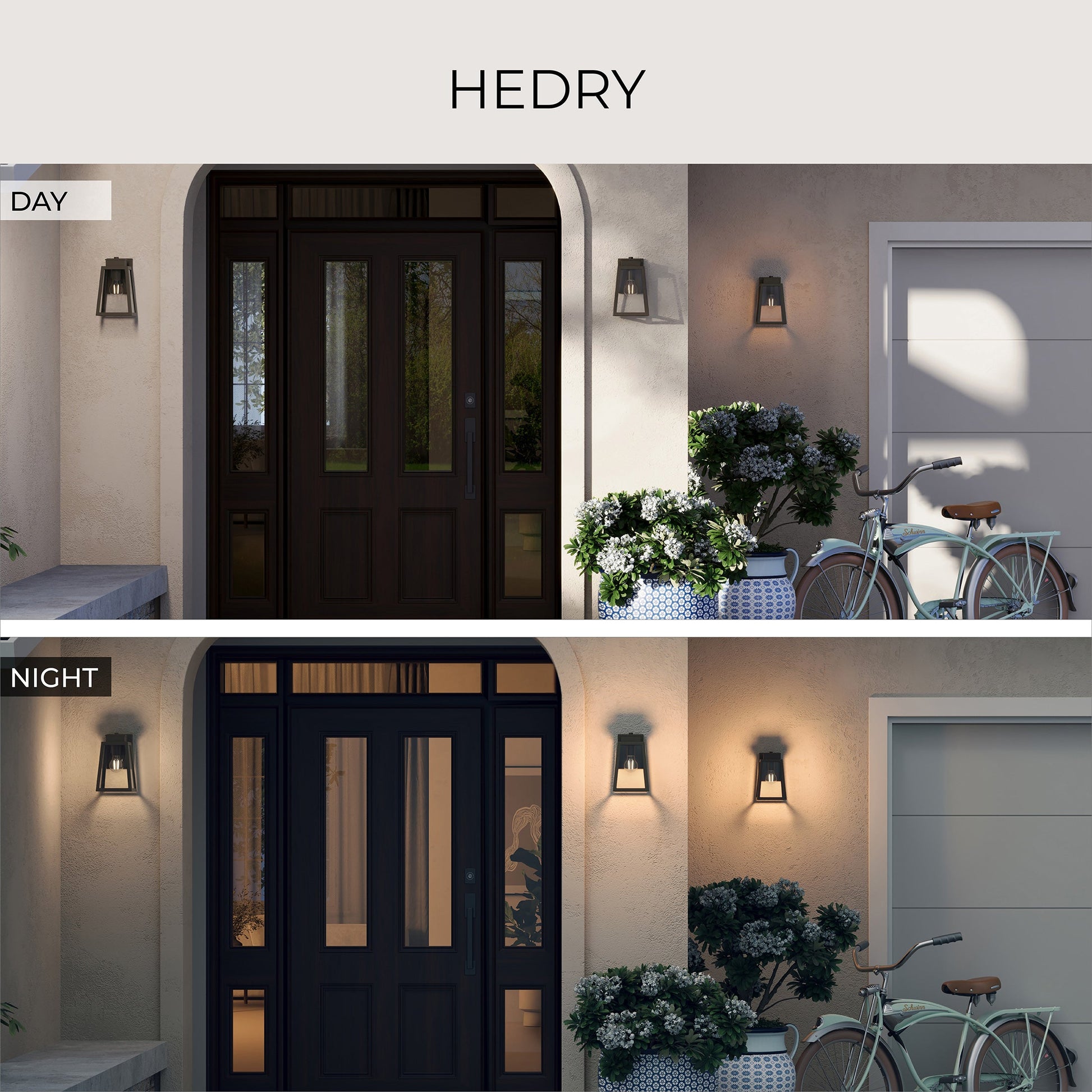 Progress Lighting P560401-020 Hedry Outdoor Wall Lantern in Antique Bronze - View 7