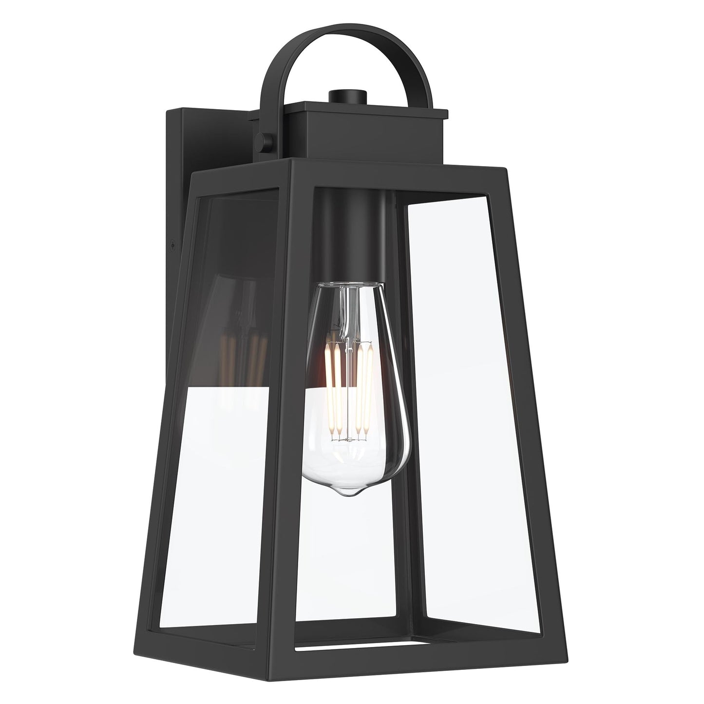 Progress Lighting P560402-31M Hedry 1 Light Matte Black Outdoor Wall Lantern - Main Product Image