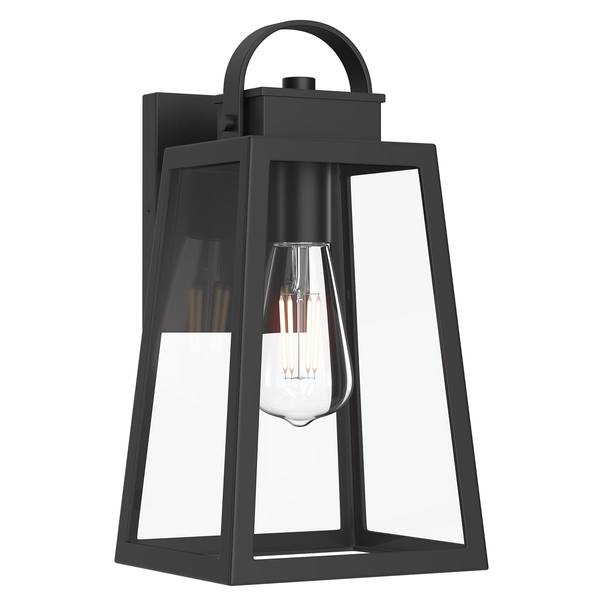 Progress Lighting P560402-31M Hedry 1 Light Matte Black Outdoor Wall Lantern - Main Product Image