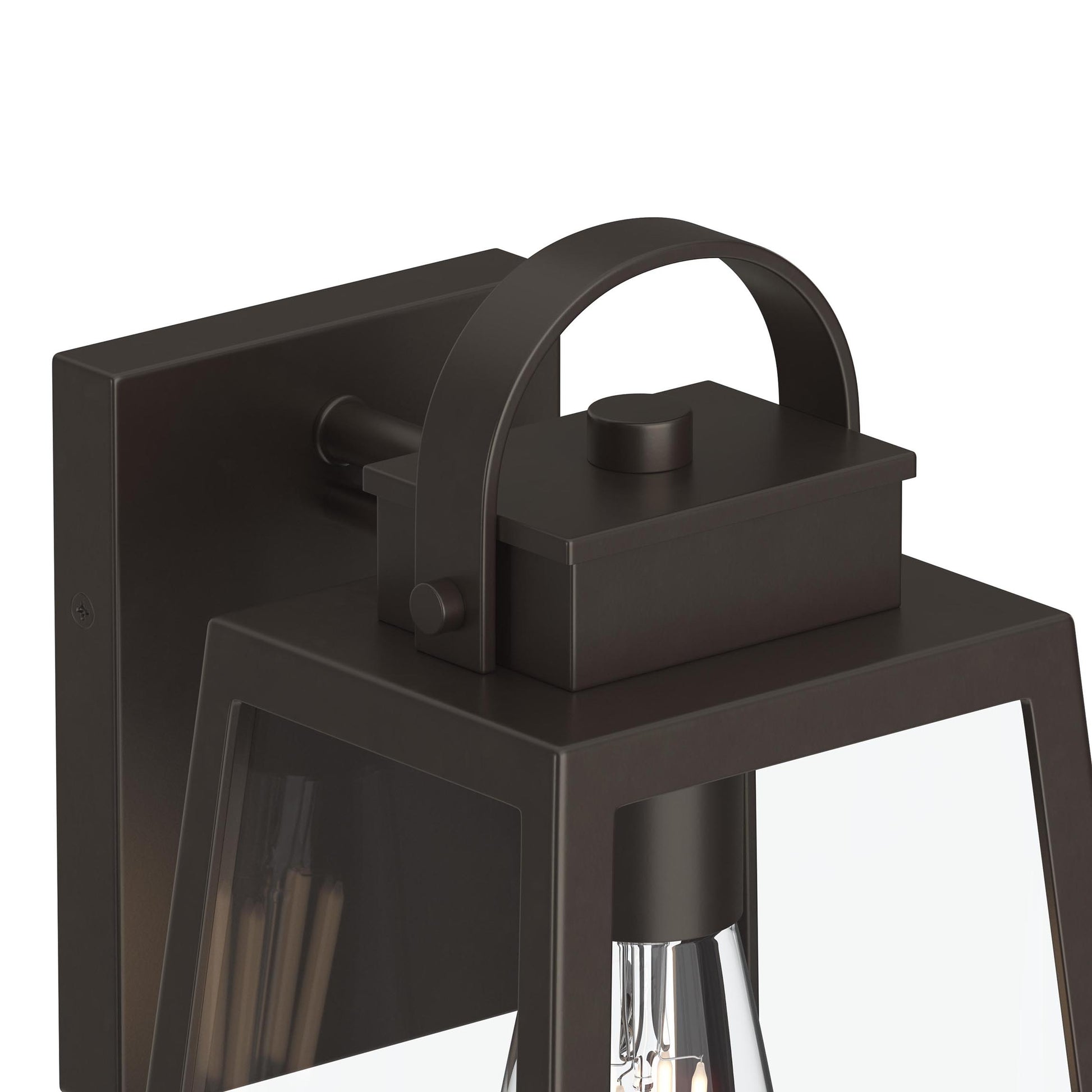 Progress Lighting P560403-020 Hedry Antique Bronze Outdoor Wall Lantern - Image 8